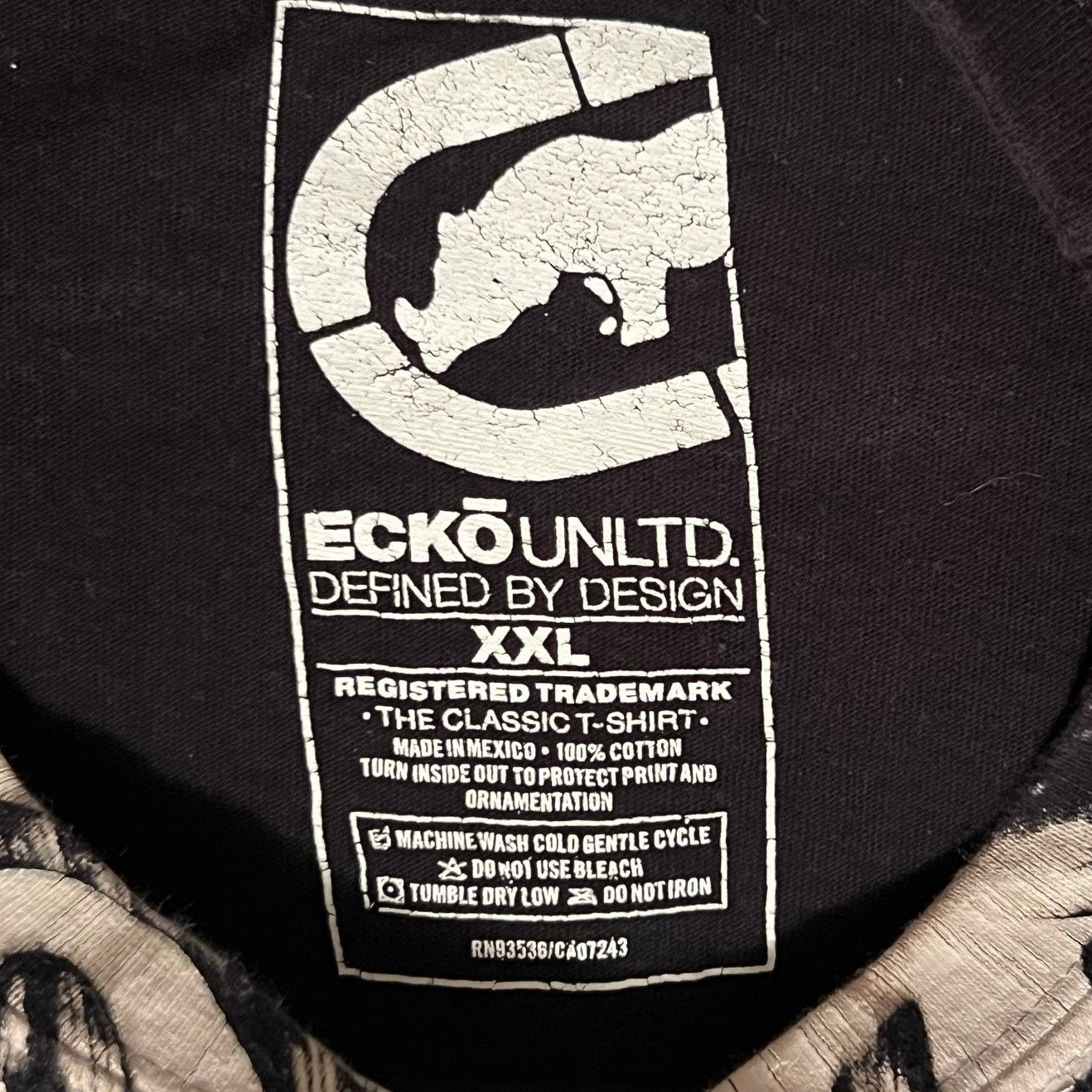 Ecko Unltd. ECKO UNLTD Writing All Wrongs Black Graphic Art T-Shirt XXL Size US XXL / EU 58 / 5 - 4 Thumbnail