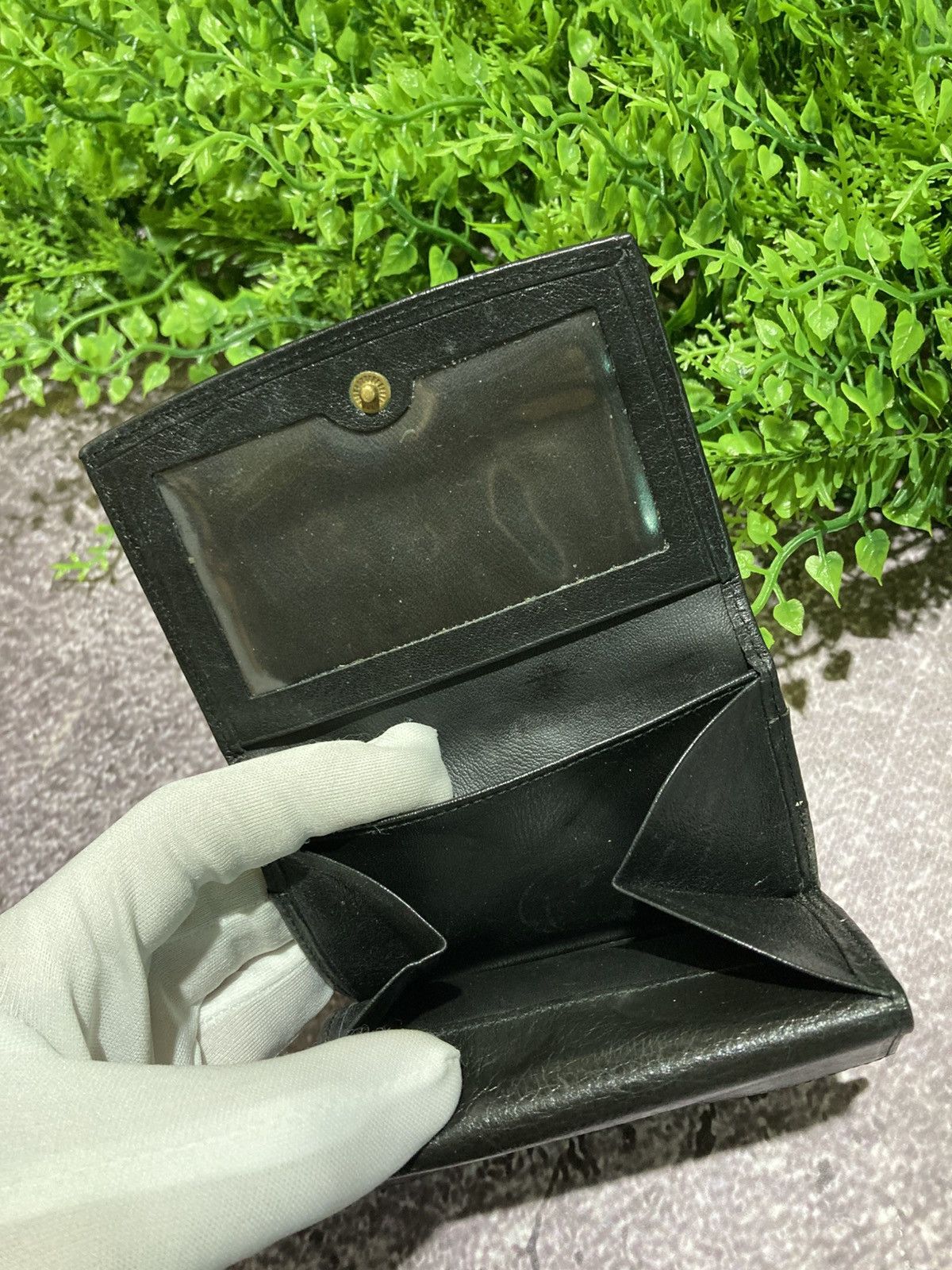 Number (N)ine NUMBER (N)INE Takahiro Miyashita Vintage 3-ld Wallet Leather Size ONE SIZE - 9 Thumbnail