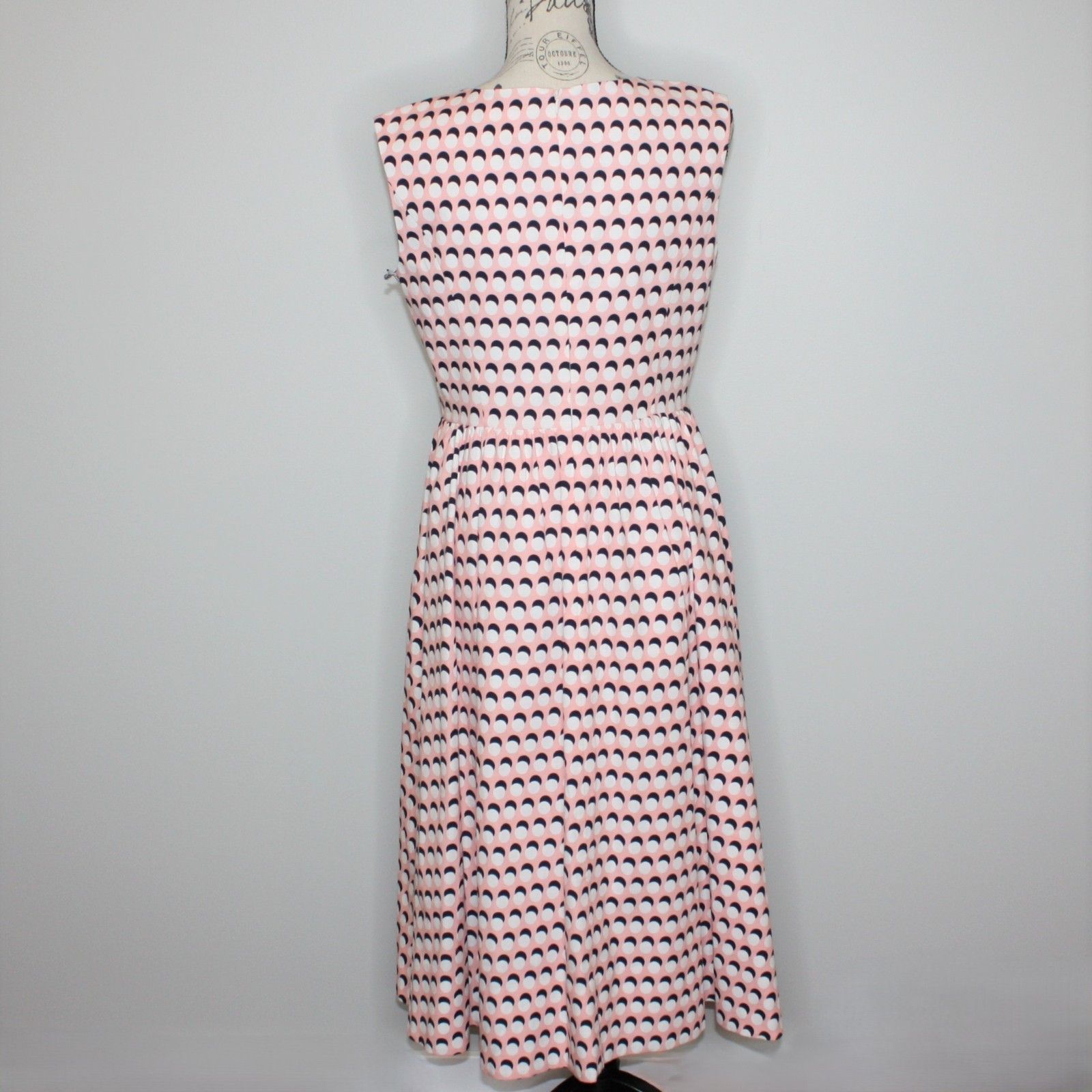 1901 Light Pink with Polka Dot A-line Dress in size Medium NWT Size M / US 6-8 / IT 42-44 - 11 Thumbnail