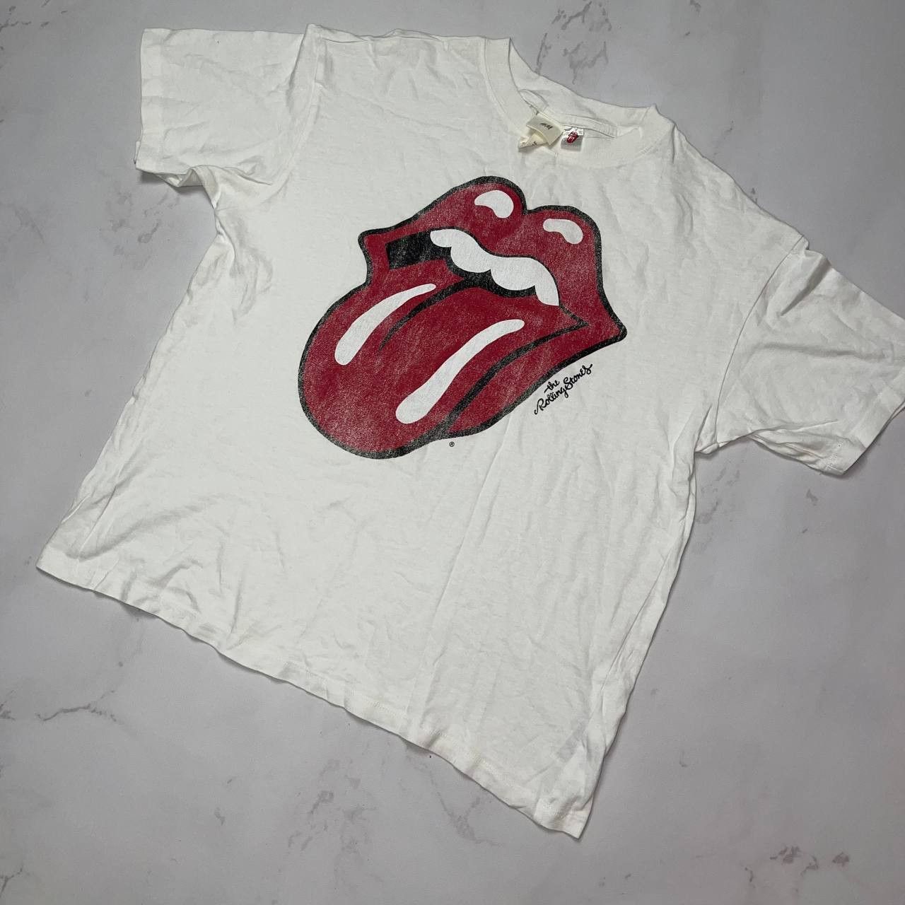 Vintage H&M Sz S THE ROLLING STONES Vintage White Size US S / EU 44-46 / 1 - 2 Thumbnail