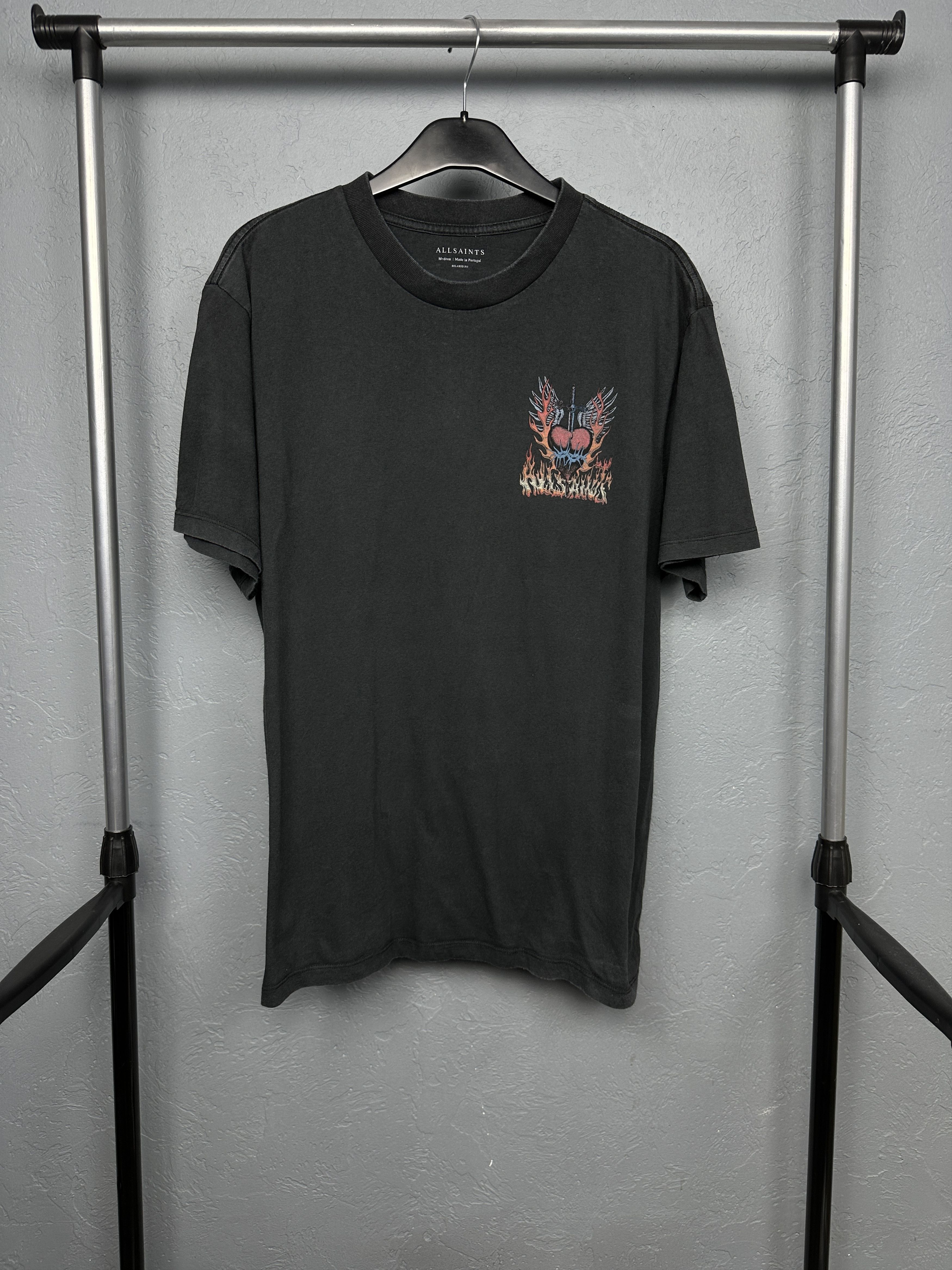 Allsaints Allsaints Mens Valento Grafic T-Shirt Size US M / EU 48-50 / 2 - 3 Thumbnail