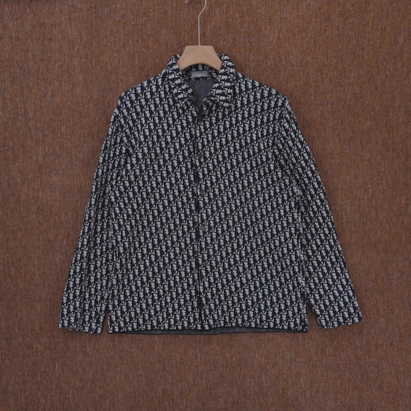 DIOR Oblique Long Sleeve Shirt M 99