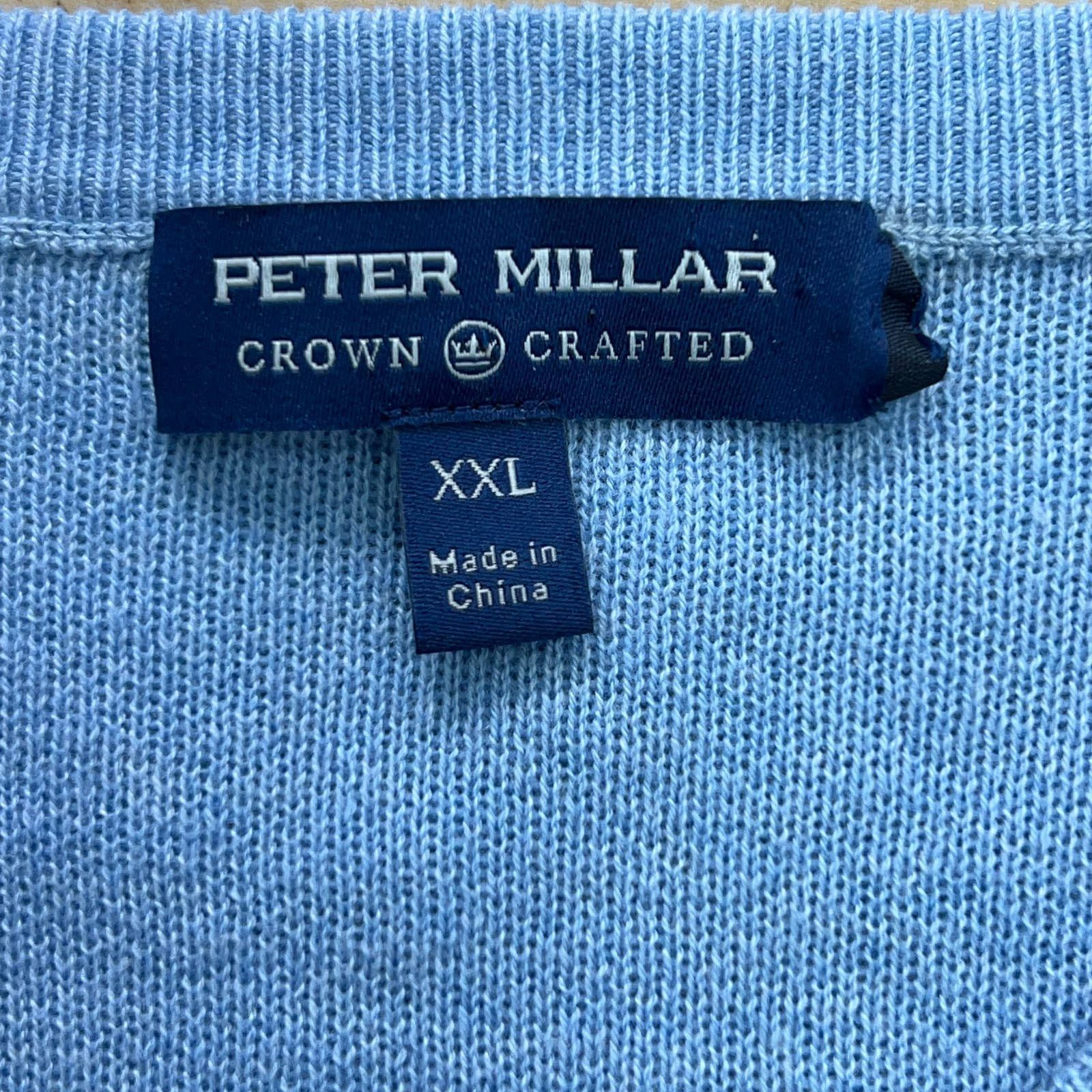 Peter Millar Peter Millar Crown Crafted Size XXL Deuce Interlock Sweater Size US XXL / EU 58 / 5 - 15 Thumbnail