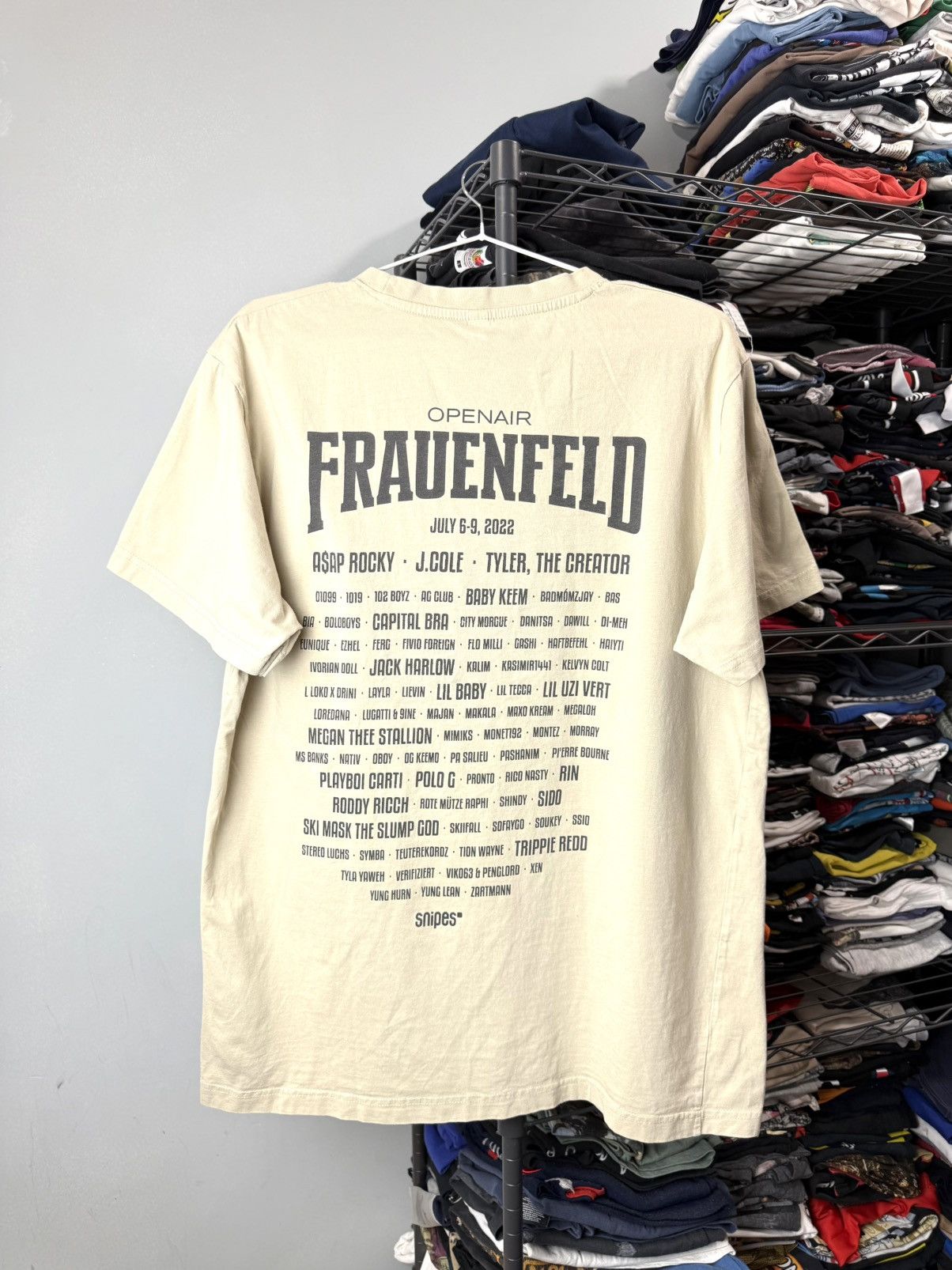 Band Tees Snipes Open Air 23 Frauenfeld T Shirt Travis Scott Kendrick Size US XXL / EU 58 / 5 - 2 Thumbnail