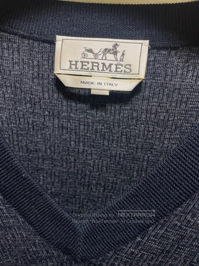 Other Hermes Crew Neck Knit Wool Sweater Size US M / EU 48-50 / 2 - 6 Thumbnail