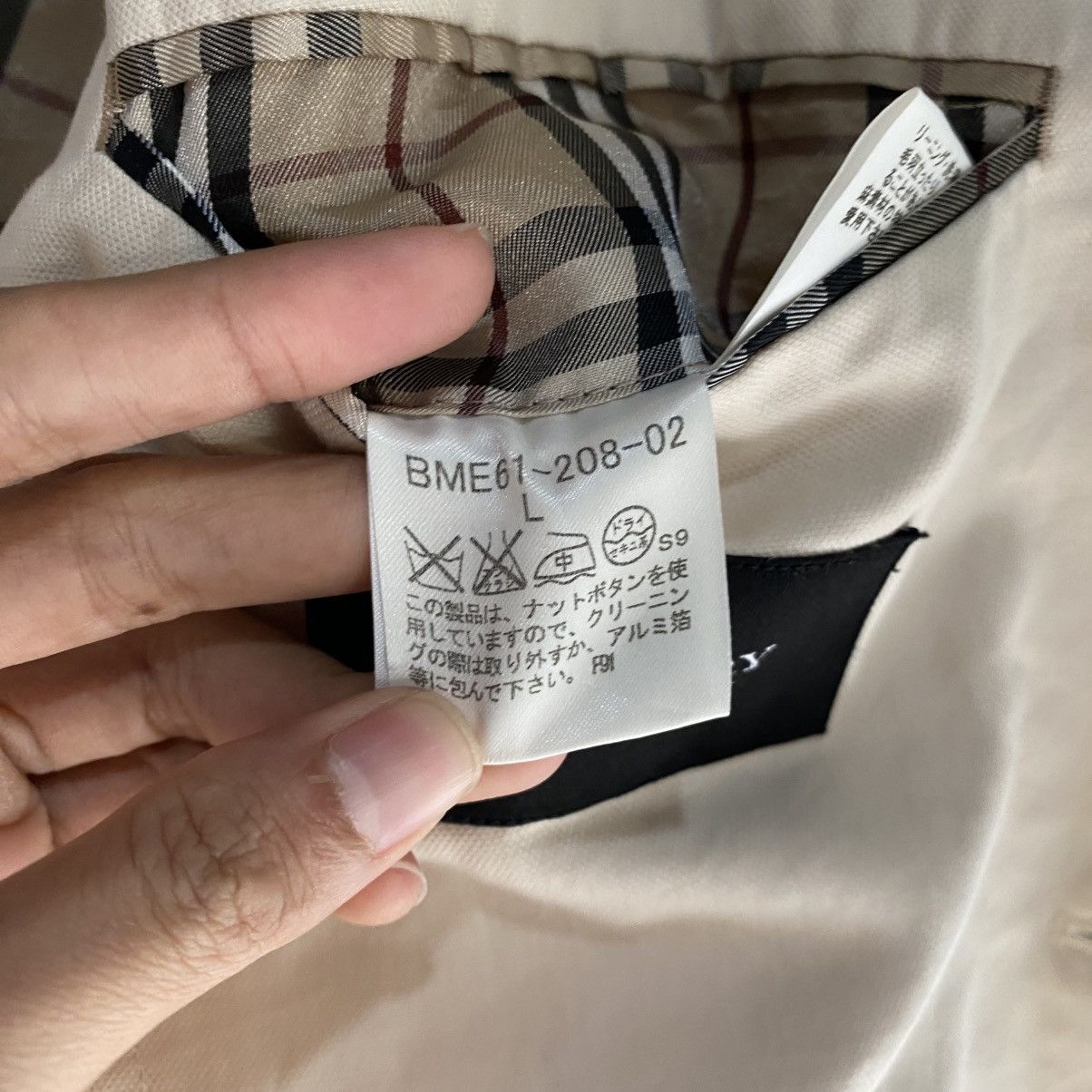 Burberry BURBERRY BLACK LABEL BLAZERS SIZE L MADE IN JAPAN Size 40R - 14 Thumbnail