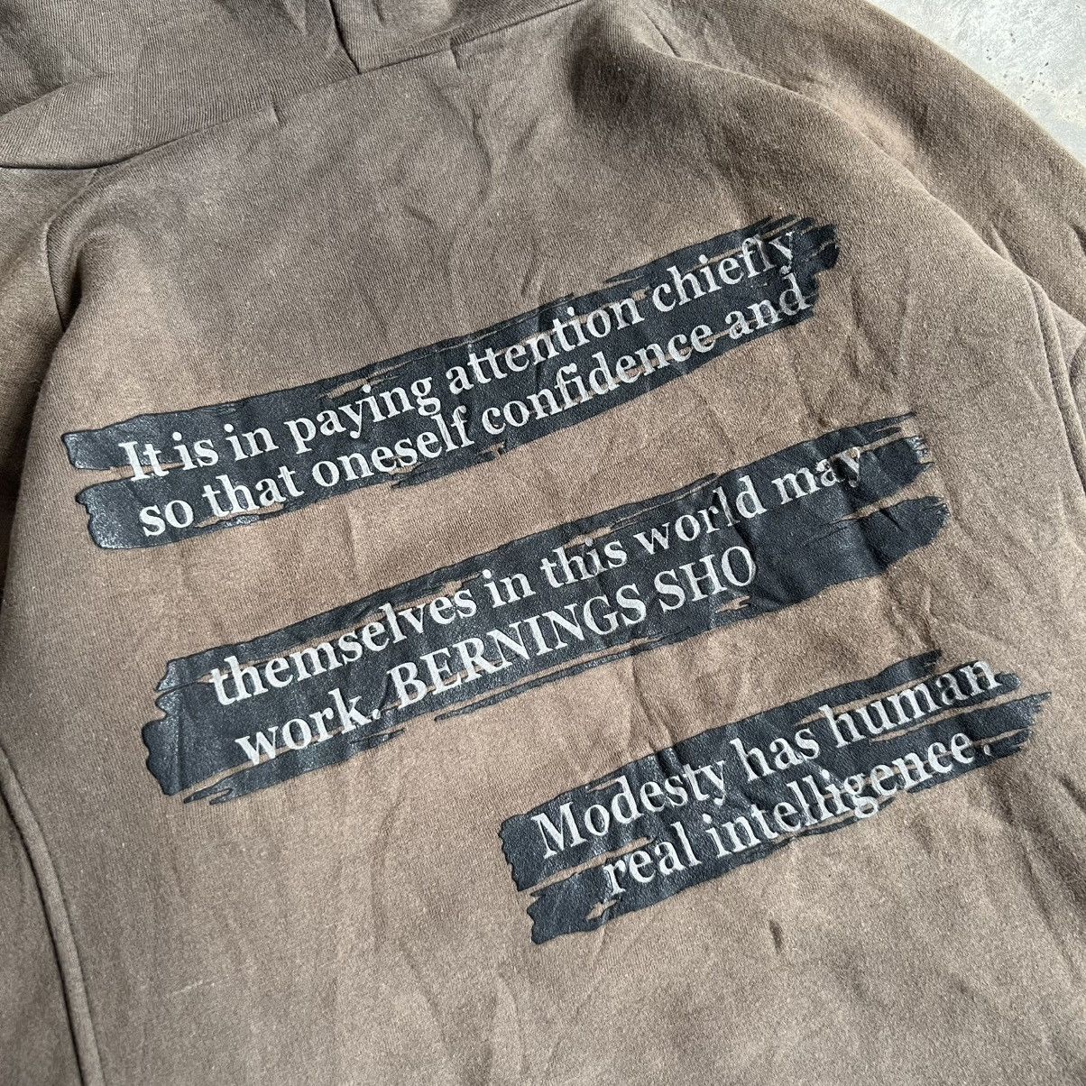 Hysteric Glamour 2000s Berning Sho Vkei Punk Style Poem Zip Hoodie Size US L / EU 52-54 / 3 - 4 Thumbnail