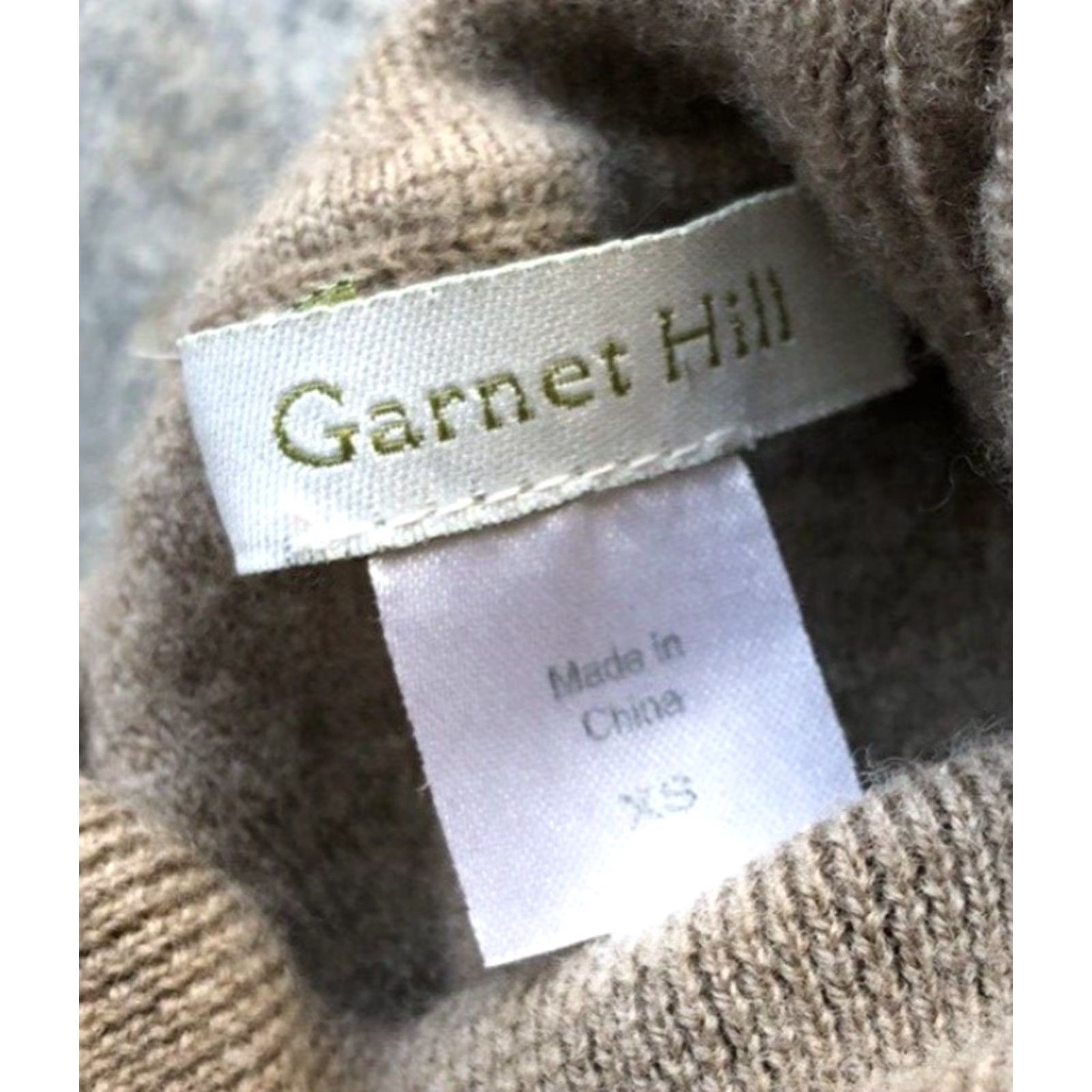 Vintage Garnet Hill 100% Merino Wool Women’s Turtleneck Sweater Pullover XS Brown Shirt Womens Classic Designer Hipster Nerd Preppy 90s? Size XS / US 0-2 / IT 36-38 - 6 Thumbnail