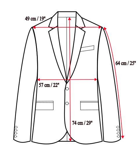 Suitsupply Napoli Single Breasted Wool Blazer Size EU:28; UK 46; US:46R Size 46R - 5 Thumbnail