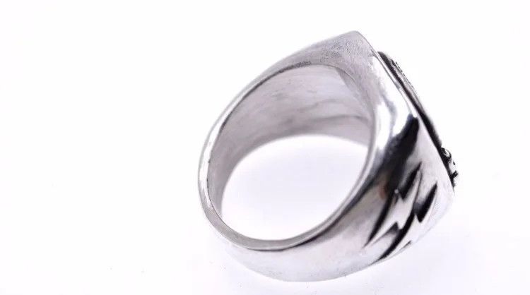 Jewelry Resizable High Voltage Danger Warning Signal Ring Size ONE SIZE - 6 Thumbnail