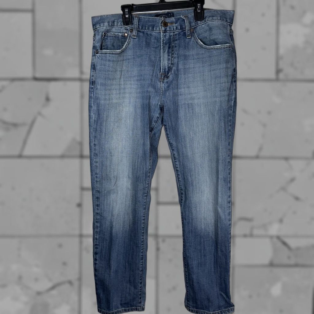 Lucky Brand Lucky Brand 221 Original Straight Blue Jeans Mens 34x30 Size US 34 / EU 50 - 1 Thumbnail