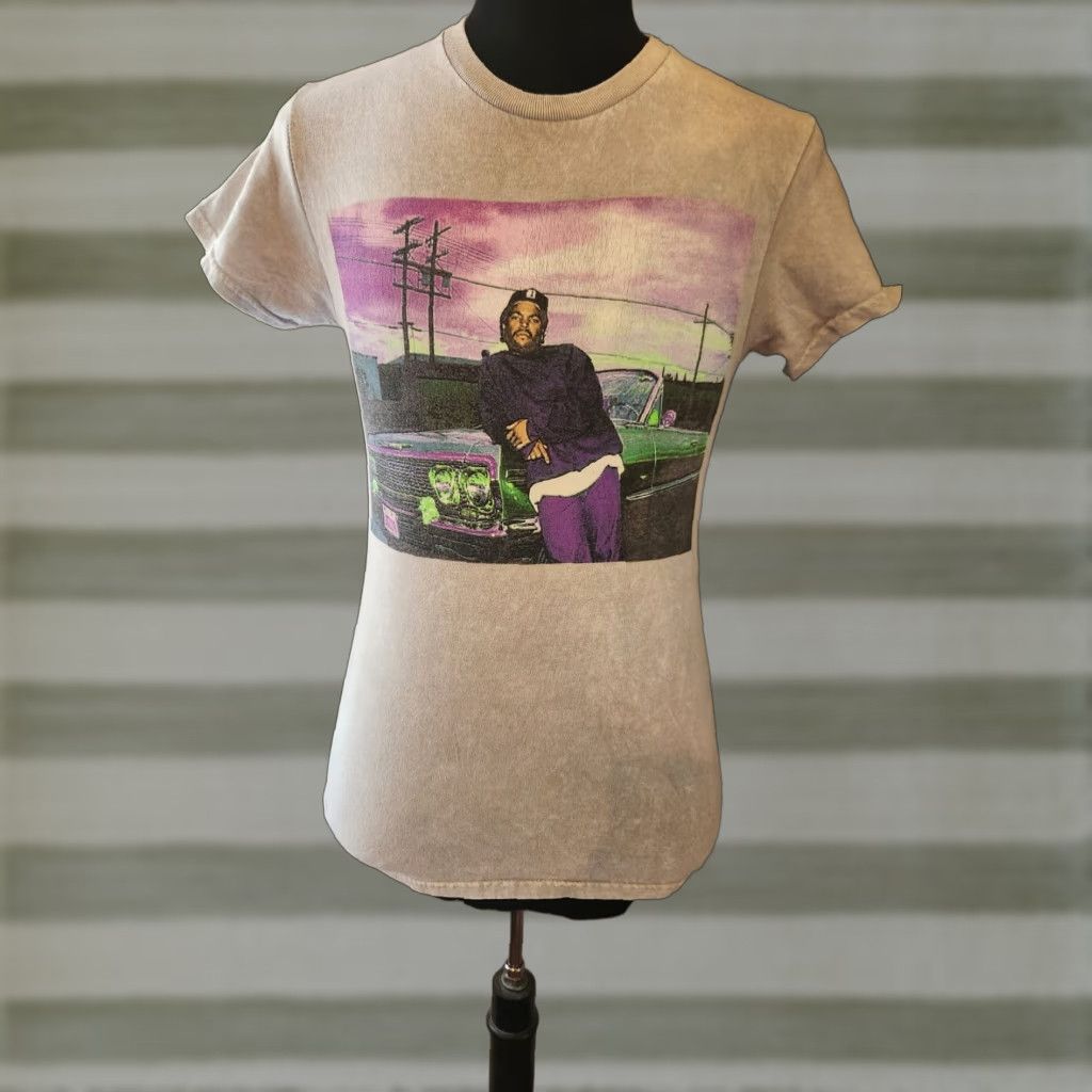 Vintage Ice Cube T-Shirt Unisex Small Purple Graphic Short Sleeve Gray Cotton Crew Neck Hip Hop Music Shirt Mens Womens Size US S / EU 44-46 / 1 - 1 Thumbnail