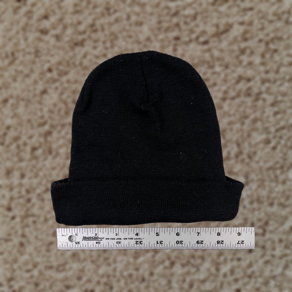 Vintage Unbranded Beanie Adult One Size Black Knit 100% Acrylic Skate Skater - Beanie, Unisex Adults, Black, One Size, Knit, Skull, Casual Winter Cap Size ONE SIZE - 1 Thumbnail