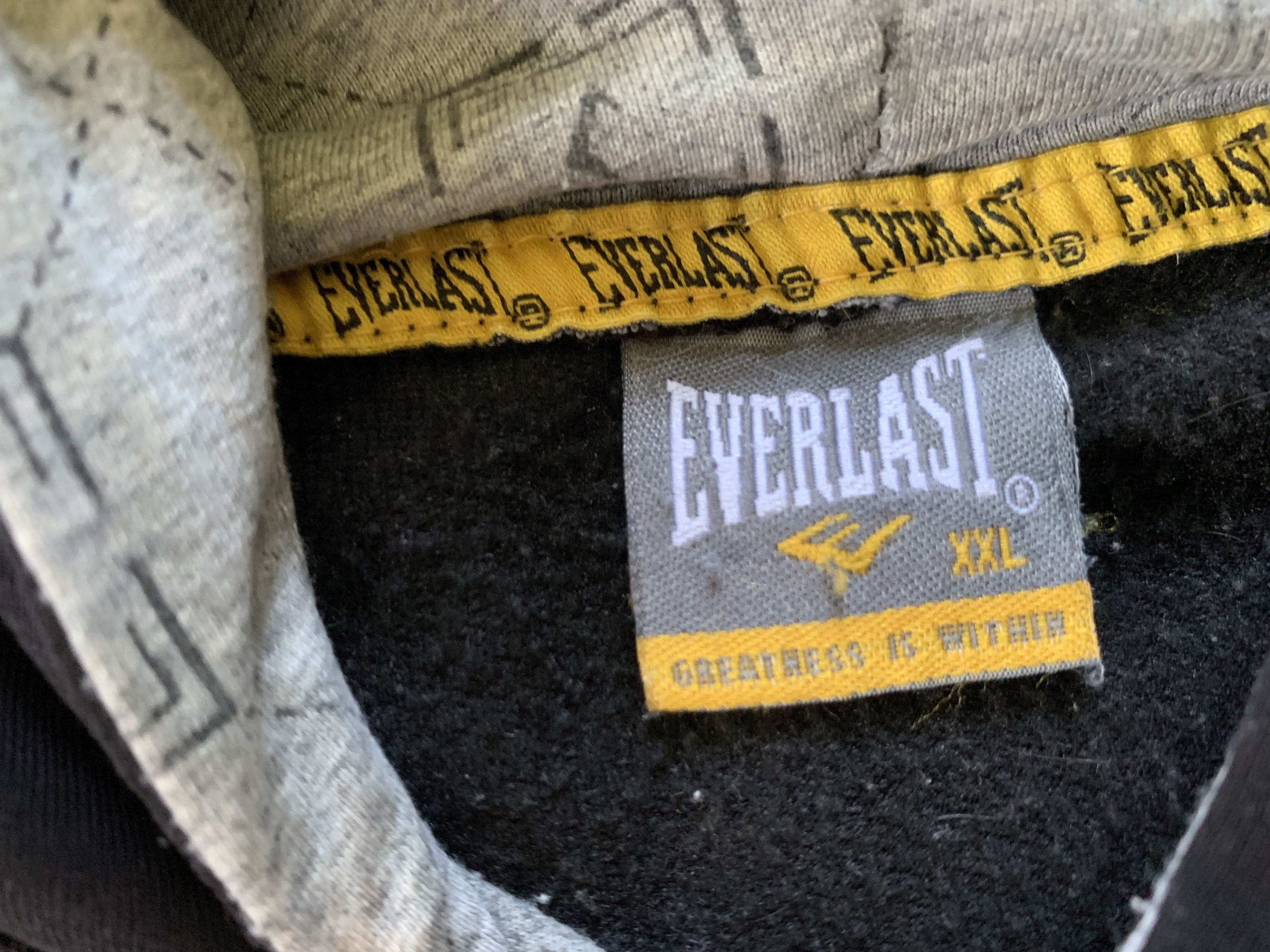 Everlast Everlast Black Cotton Printed T Shirt Size US XXL / EU 58 / 5 - 6 Thumbnail