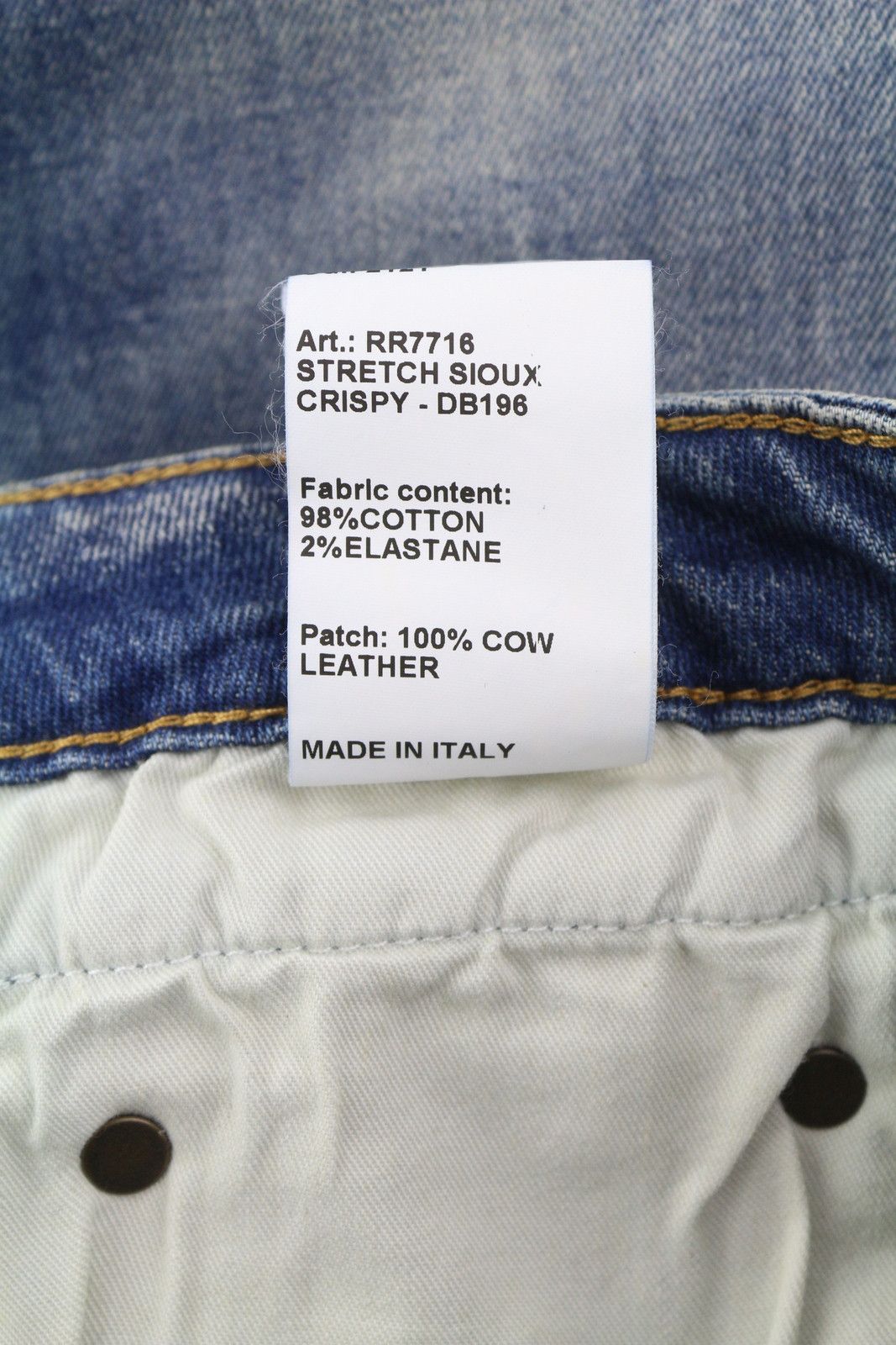 R13 BOY STRAIGHT 26 Cropped Ankle Length Blue Kelly 84453 Size 26" / US 2 / IT 38 - 11 Thumbnail