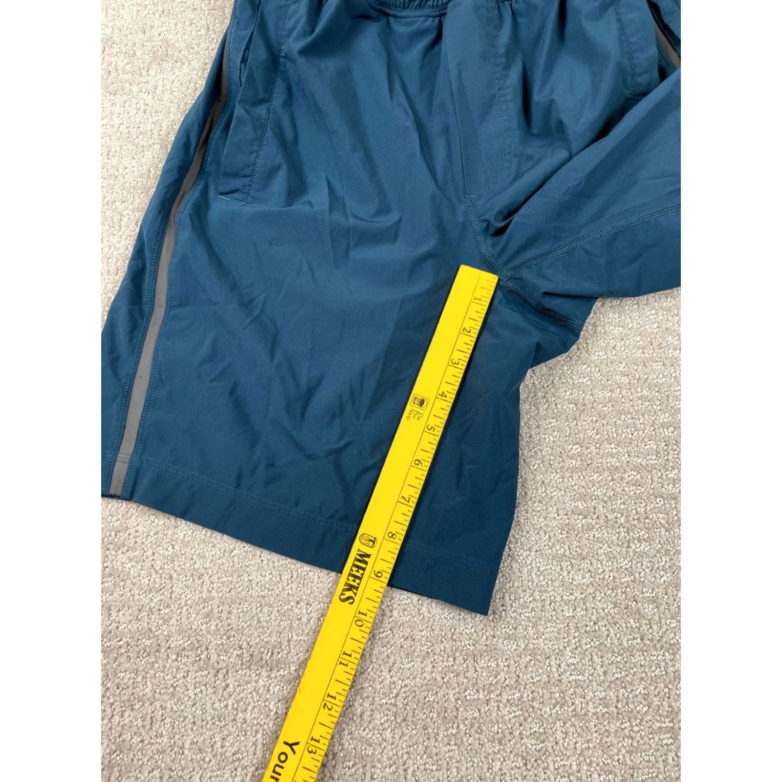 Lululemon Lululemon Shorts Mens S Pace Breaker Teal Blue Stretch Lined Athletic Gym Running Cut LinER not applicable Size US 29 - 2 Thumbnail
