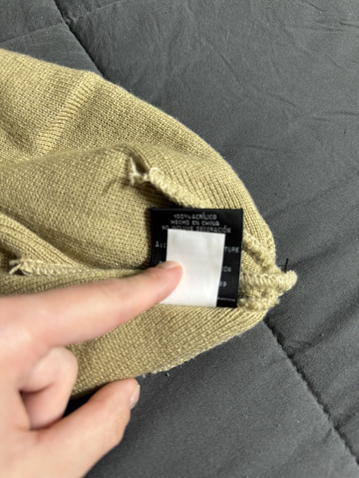 New Era × Supreme Supreme New Era Box Logo Beanie - Dark Sand (FW 23) Size ONE SIZE - 16 Thumbnail