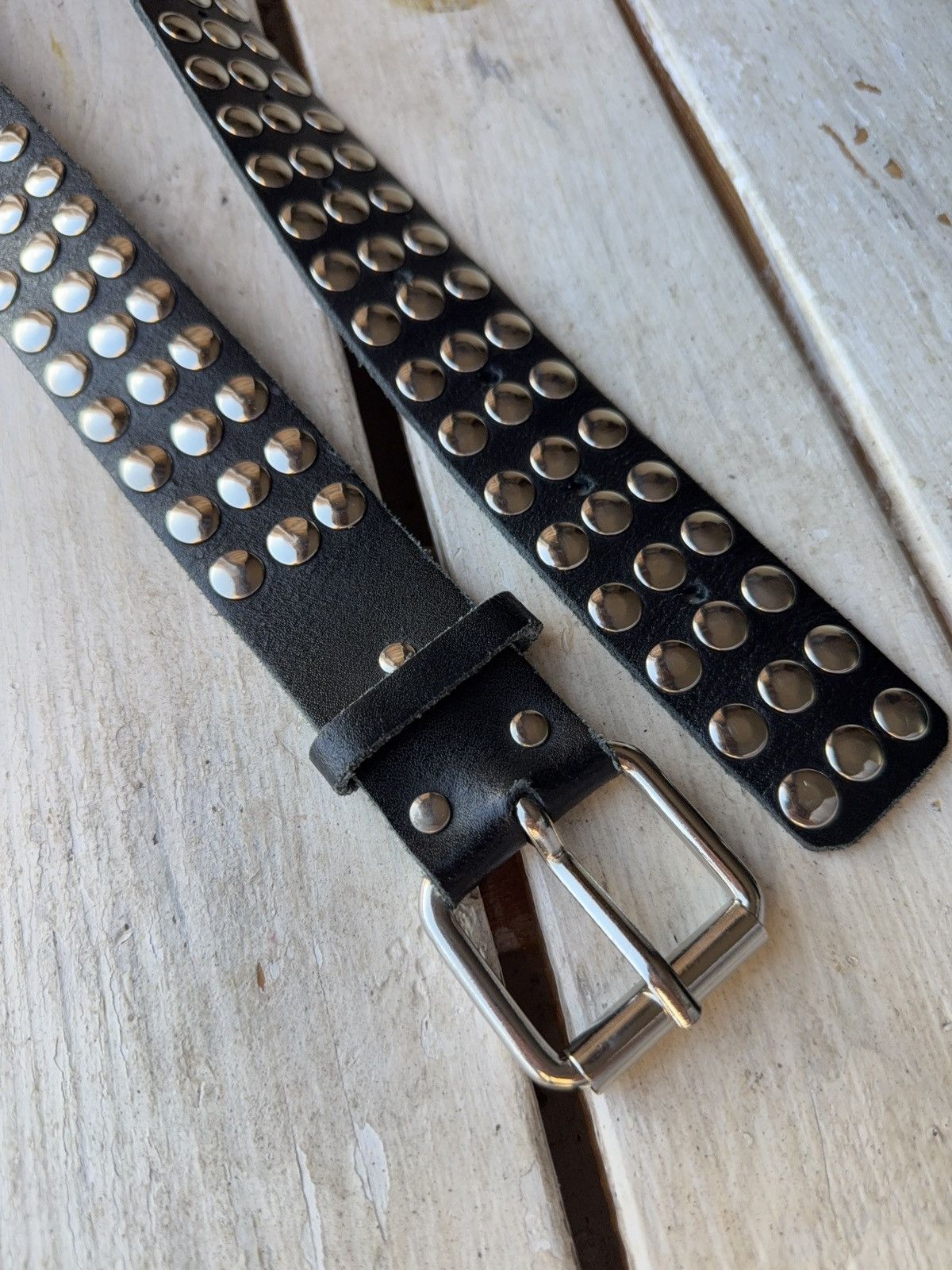 Japanese Brand 90s Y2K Avant Garde Punk Chrome Japanese Retro Style Belt Size ONE SIZE - 3 Thumbnail
