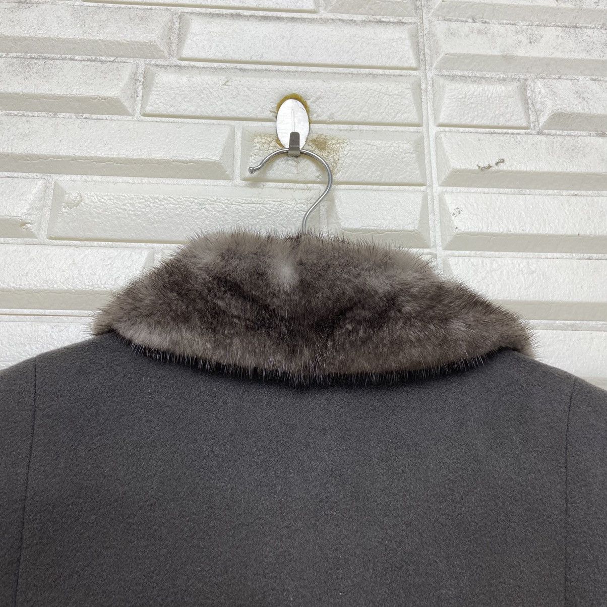 Other Altima Loro Piana Wool Cashmere + Mink Fur Long Coat Size M / US 6-8 / IT 42-44 - 10 Thumbnail