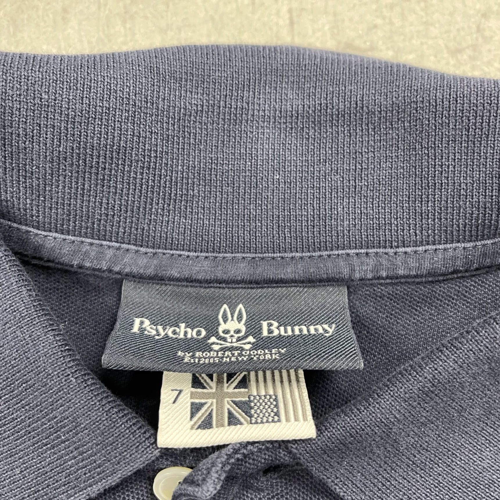Psycho Bunny Psycho Bunny Polo Shirt Mens XL Navy Blue 100% Pima Cotton Logo Polo Shirt Casual Button Front Neckline Collared Short Sleeve Size US XL / EU 56 / 4 - 3 Thumbnail