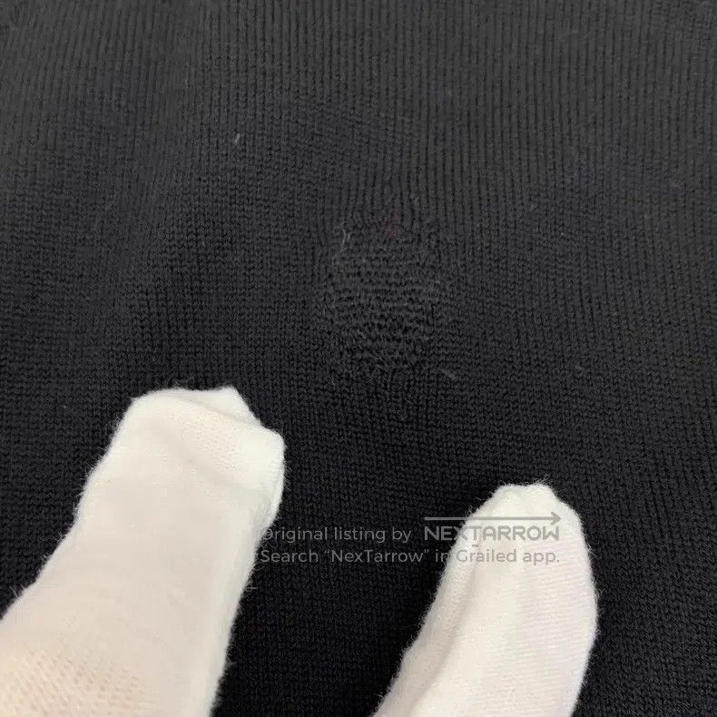 Hermes Hermes Black wool round neck long-sleeve knit Size L / US 10 / IT 46 - 8 Thumbnail
