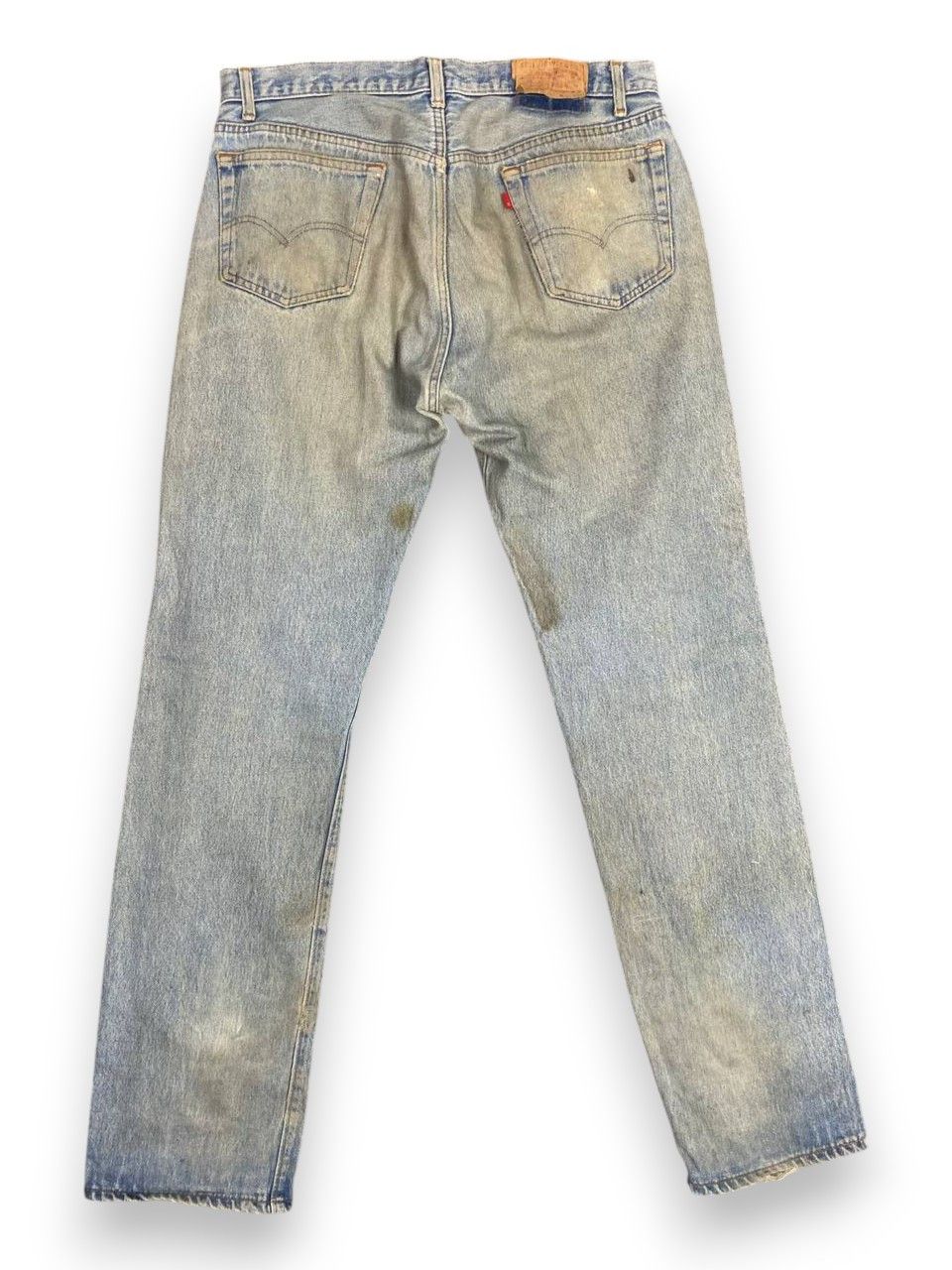 Levi's vintage 80s levis 501 single r tab distressed denim Size US 36 / EU 52 - 2 Thumbnail