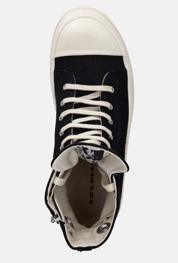 Rick Owens Drkshdw Rick Owens Drkshdw Ramones High Sneaks Size US 15 / EU 48 - 3 Thumbnail