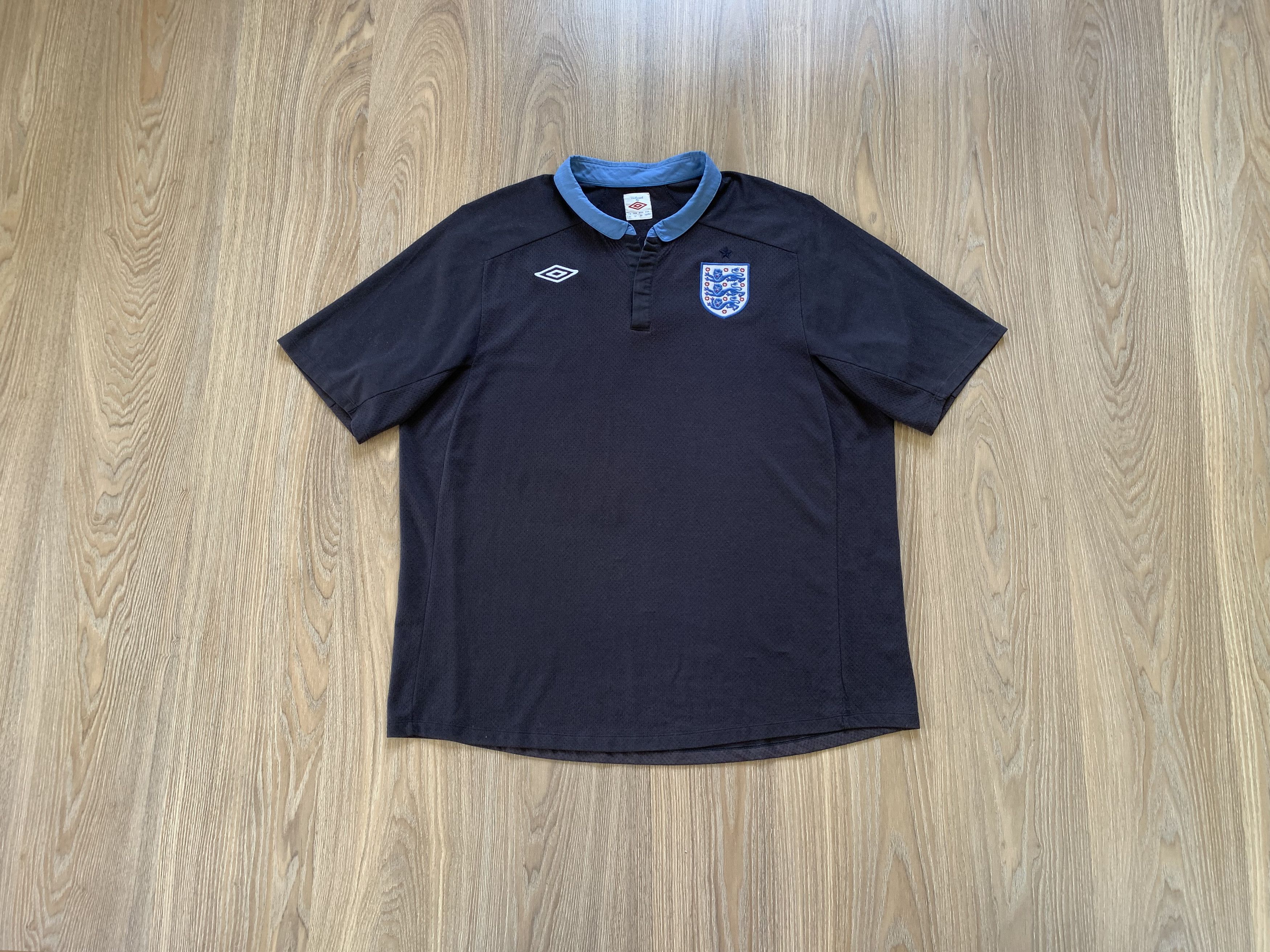 Umbro × Vintage Umbro England Training Polo T Shirt Size US XL / EU 56 / 4 - 1 Thumbnail