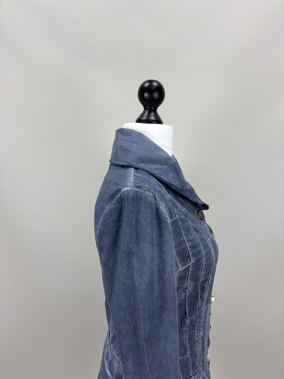 Elisa Cavaletti Womens blouse Bottega by Elisa Cavaletti Size S Color Blue Size S / US 4 / IT 40 - 6 Thumbnail