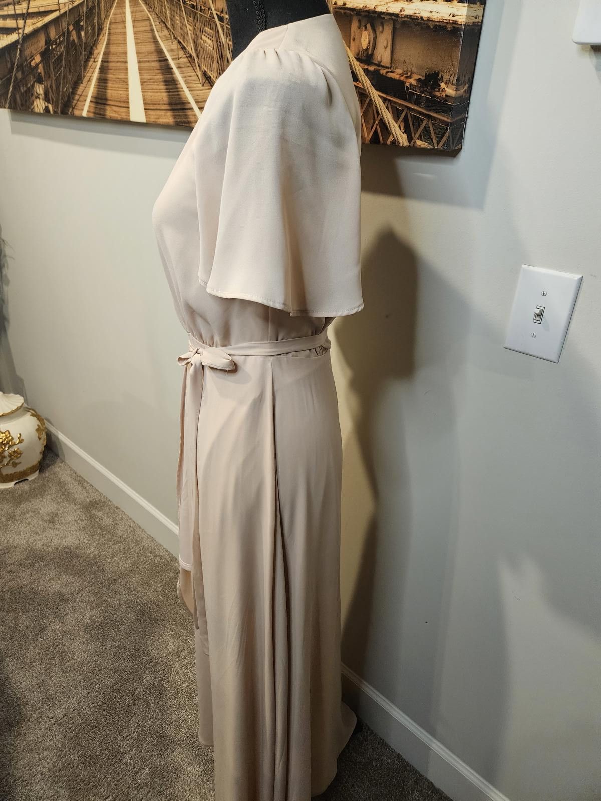 Designer Show Me Your Mumu XX-Small Wrap Dress - Elegant Blush Size XXS / US 00 / IT 34 - 7 Thumbnail