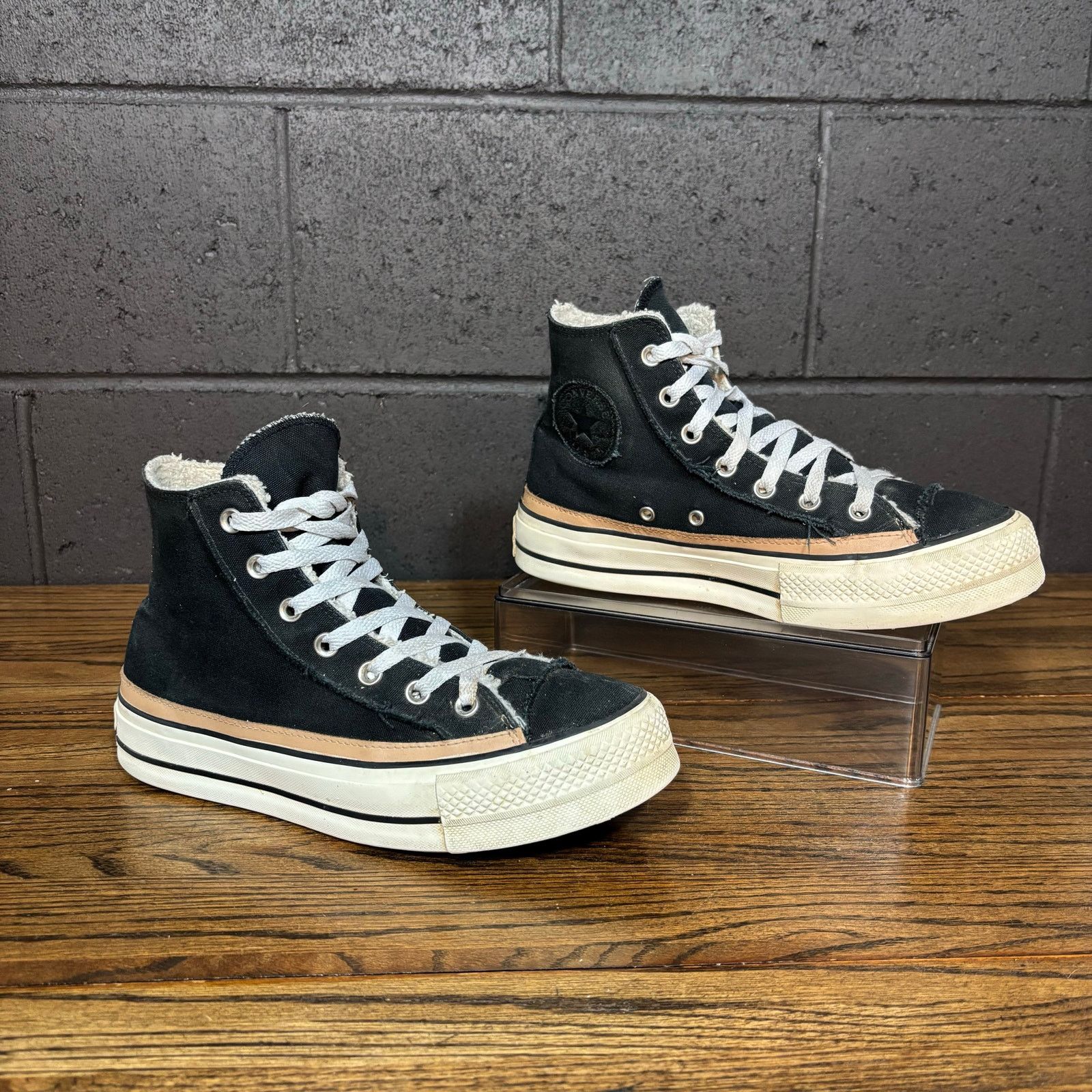 Converse Converse All Star High Top Lined Platform Shoes Men’s 7.5 Size US 7.5 / EU 40-41 - 1 Thumbnail