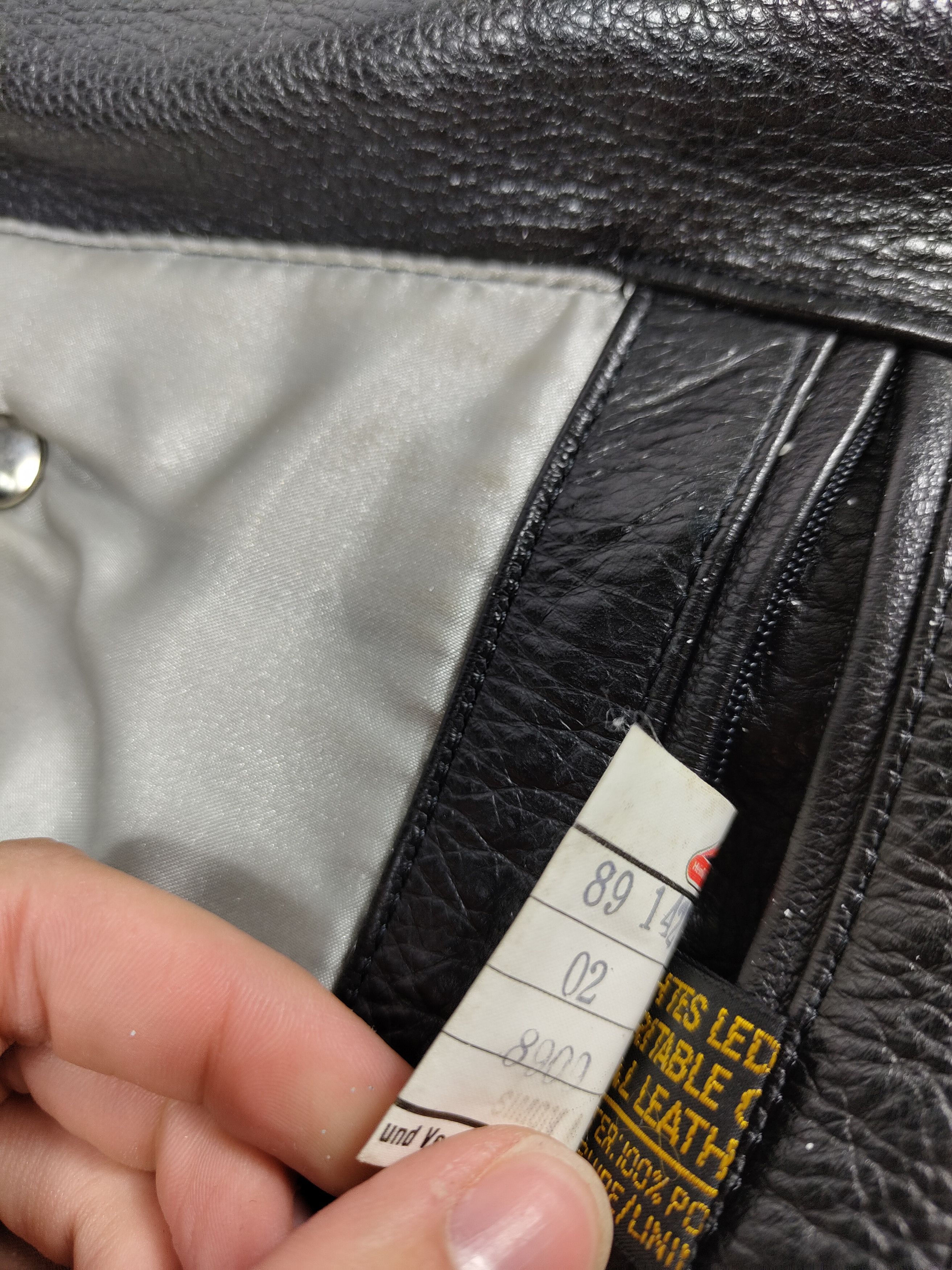Leather × Vintage Vintage Leather Biker Jacket Size US L / EU 52-54 / 3 - 11 Thumbnail
