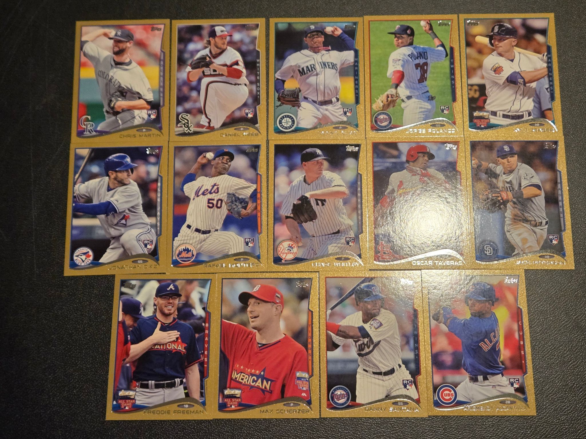 Other Topps 2014 Rookie Card Lot 14 Gold Parallel #/2014 Freeman Size ONE SIZE - 1 Thumbnail