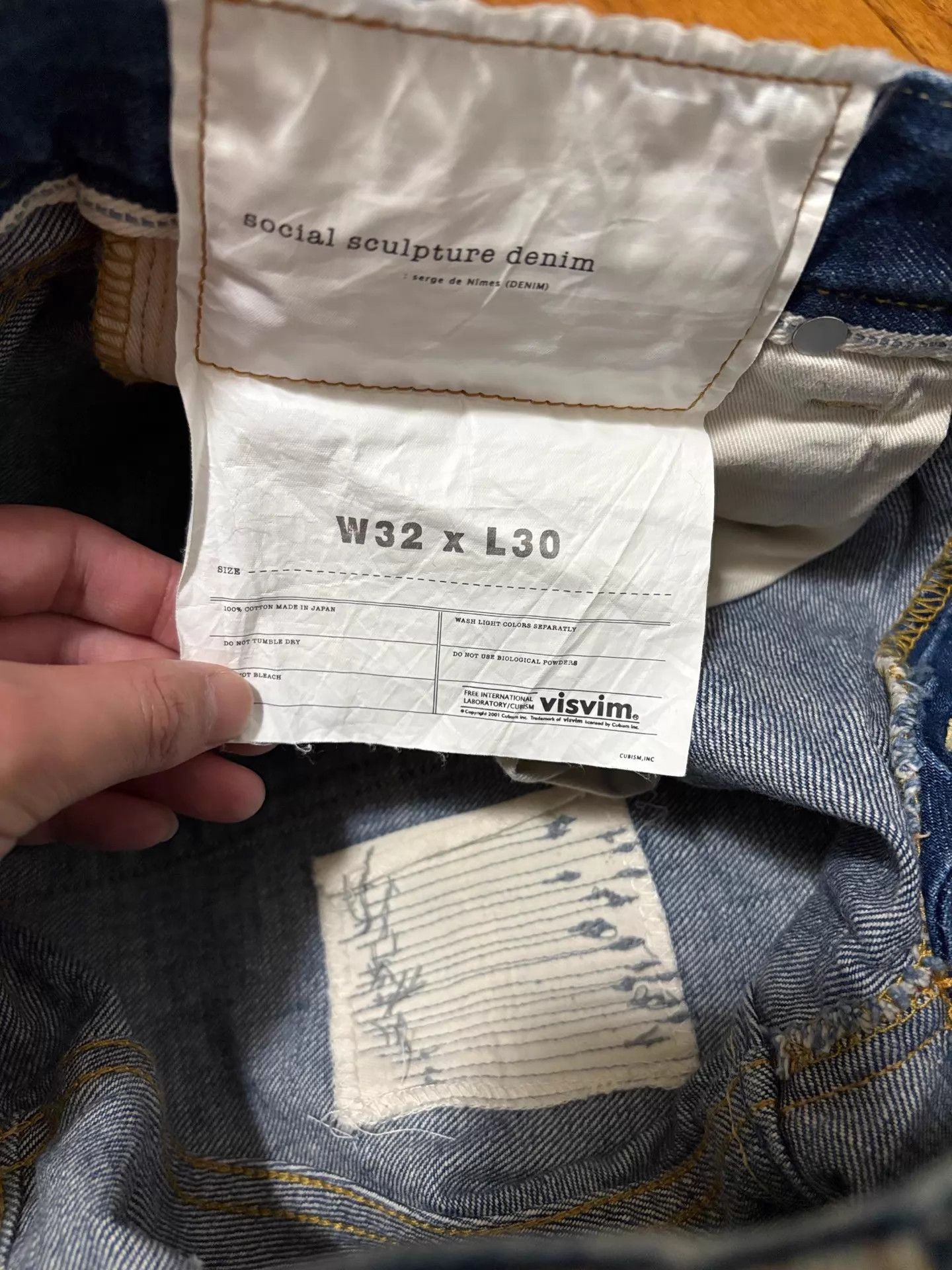 Visvim VISVIM 03D5 Washed Distressed Jeans W32L30 Size US 32 / EU 48 - 8 Thumbnail
