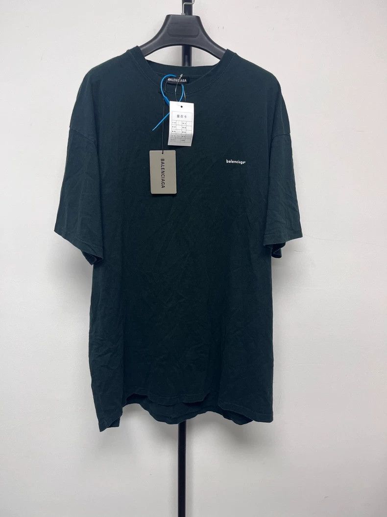 Balenciaga Balenciaga Small Logo Short Sleeve T-Shirt-yf Size US L / EU 52-54 / 3 - 1 Thumbnail