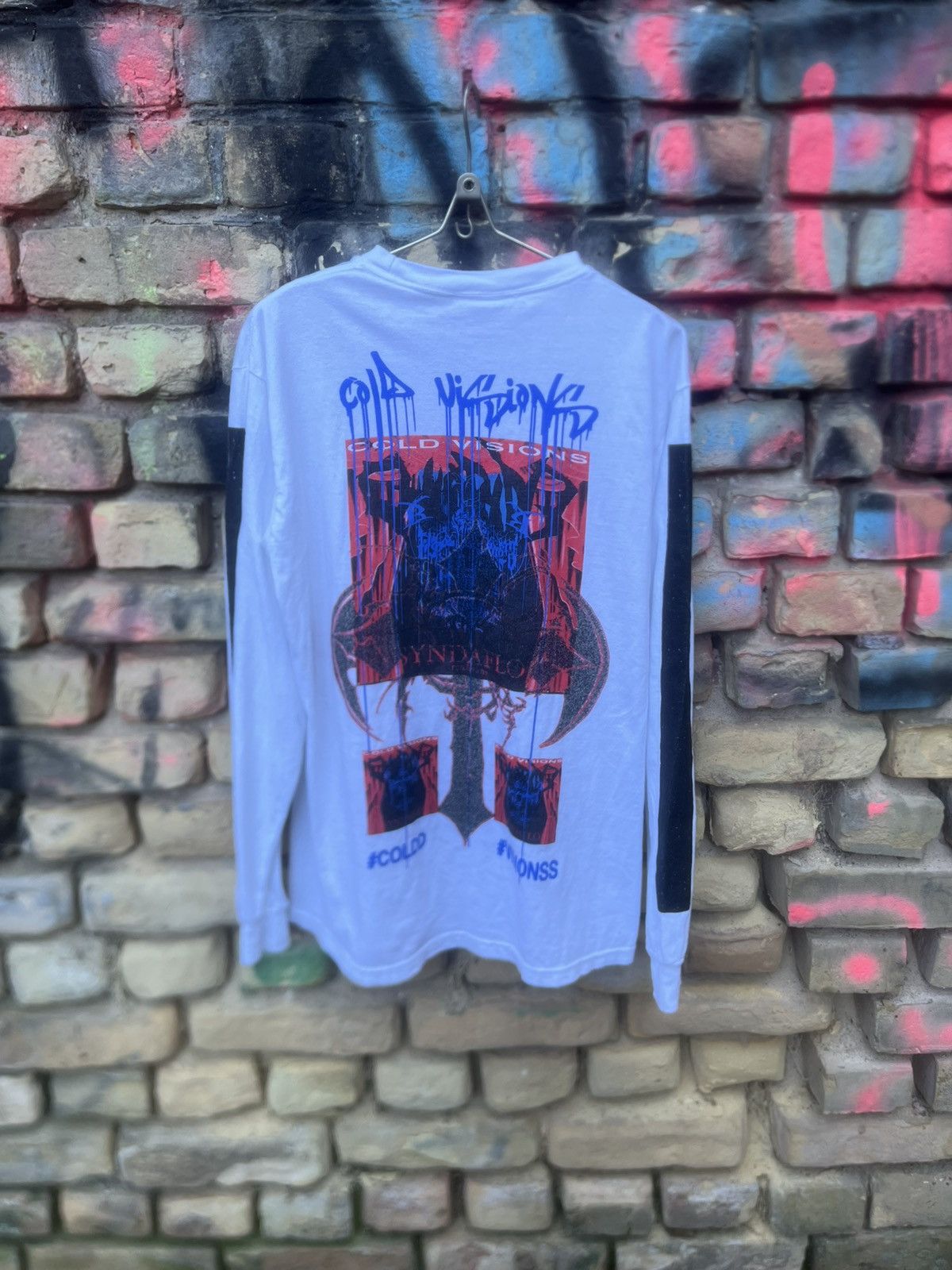 Drain Gang × Yung Lean Bladee Cold visions tour longsleeve Size US M / EU 48-50 / 2 - 6 Thumbnail