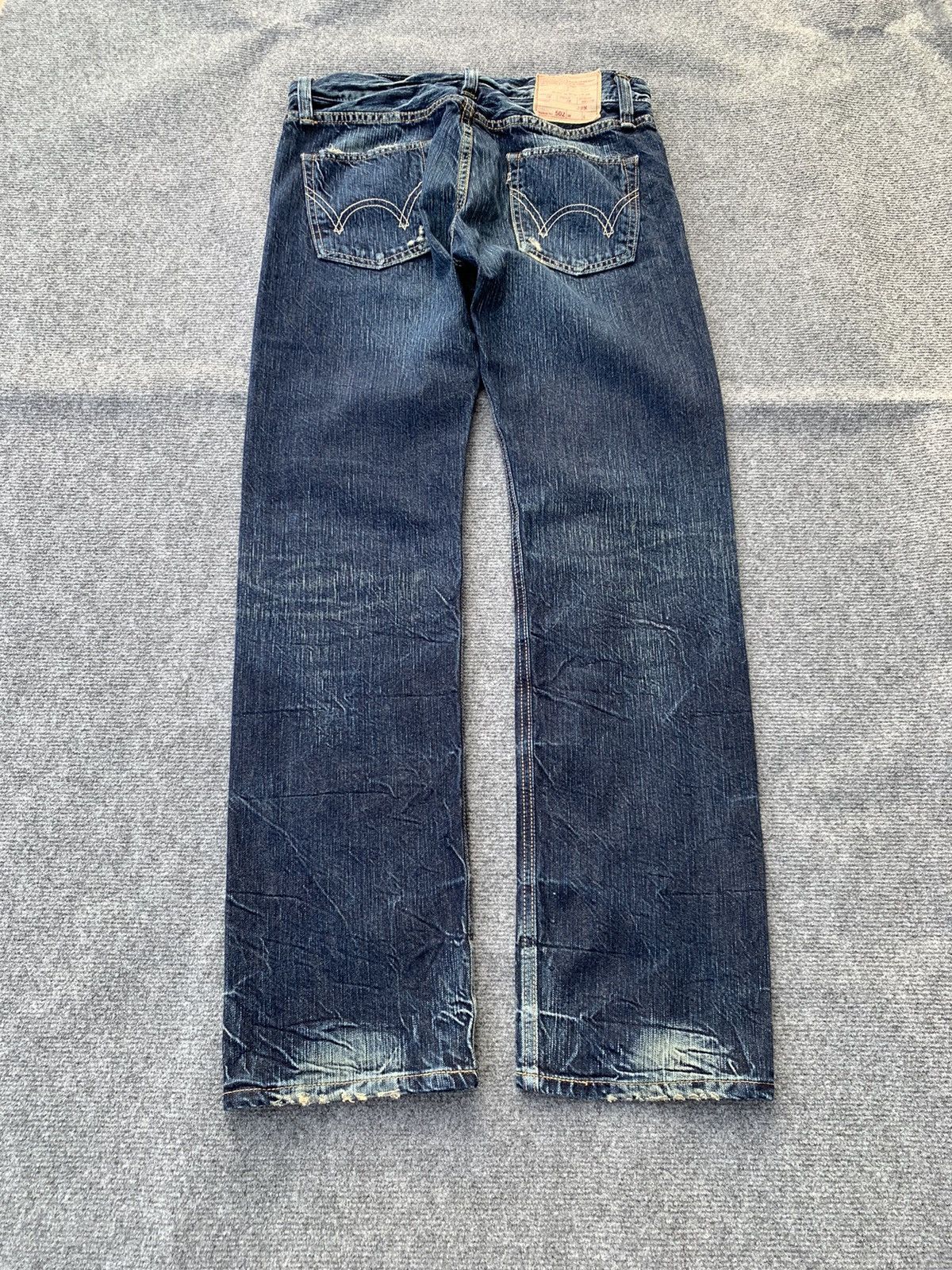 Edwin Distressed Edwin 502 faded blue. Size US 32 / EU 48 - 3 Thumbnail
