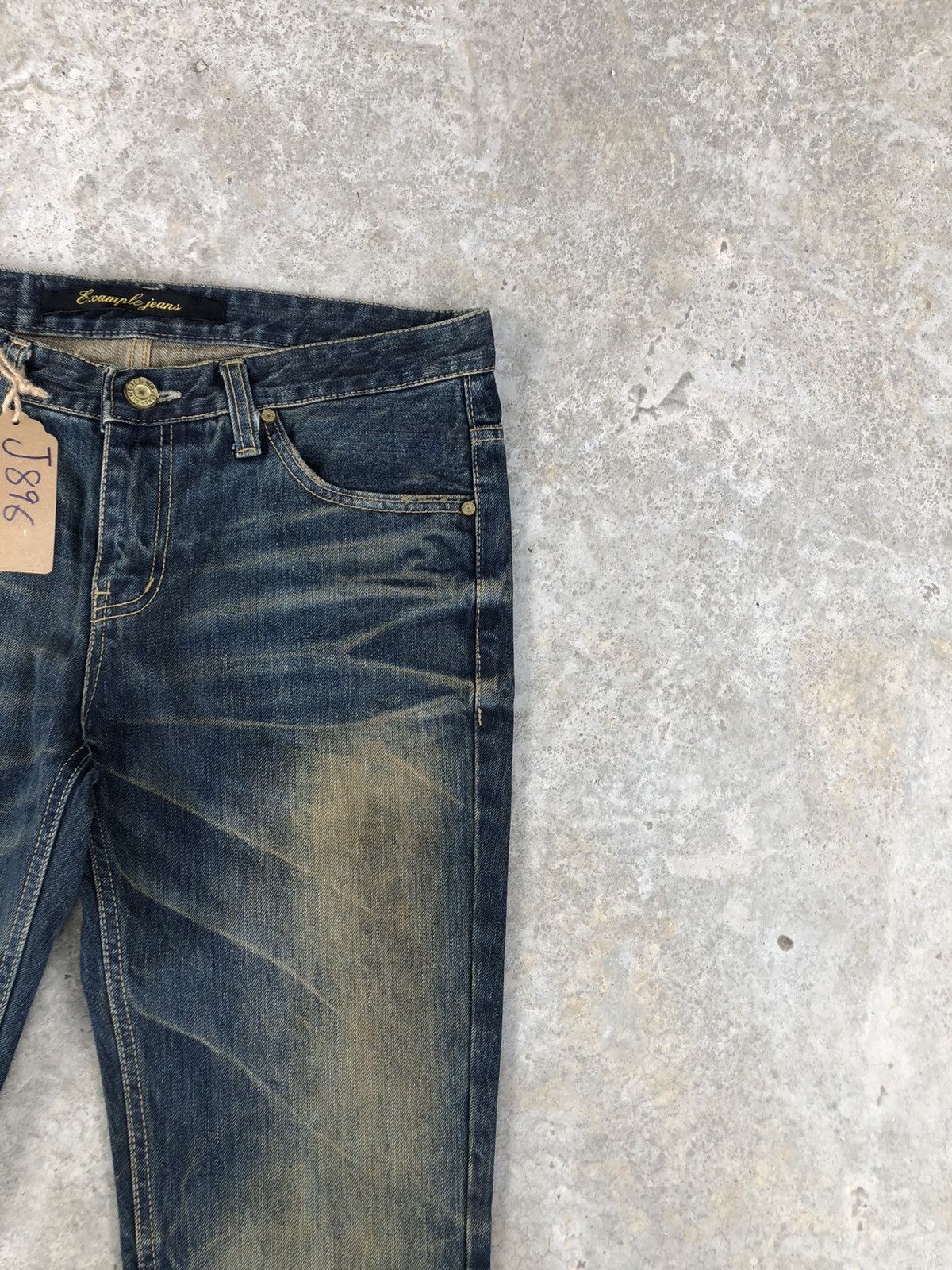 Japanese Brand Japanese Example Flared Jeans Distressed Jeans Mud Wash Size US 32 / EU 48 - 5 Thumbnail