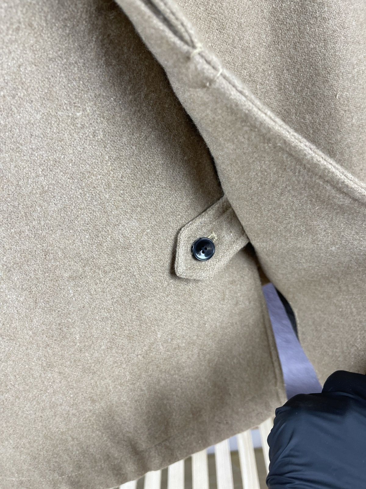 Head Porter Head Porter Plus beige single breasted wool coat size L Size US L / EU 52-54 / 3 - 14 Thumbnail