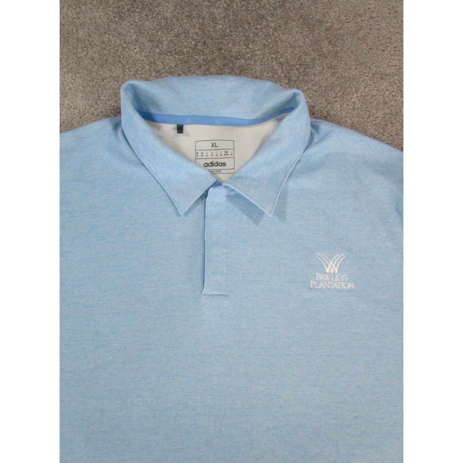 Adidas VINTAGE Adidas Polo Shirt Mens XL Blue Golf Logo Size US XL / EU 56 / 4 - 2 Thumbnail