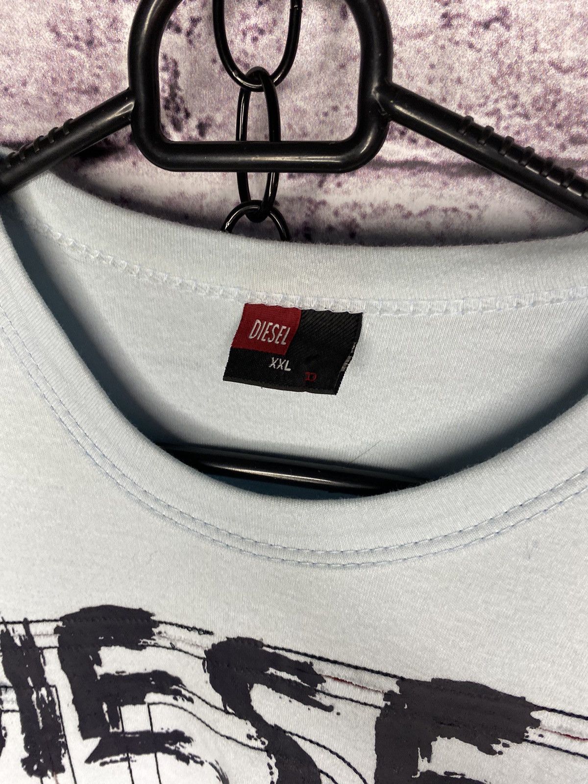 Diesel MENS T-Shirt Diesel Vintage Rare 90s Overprint Logo Tee Size US M / EU 48-50 / 2 - 3 Thumbnail