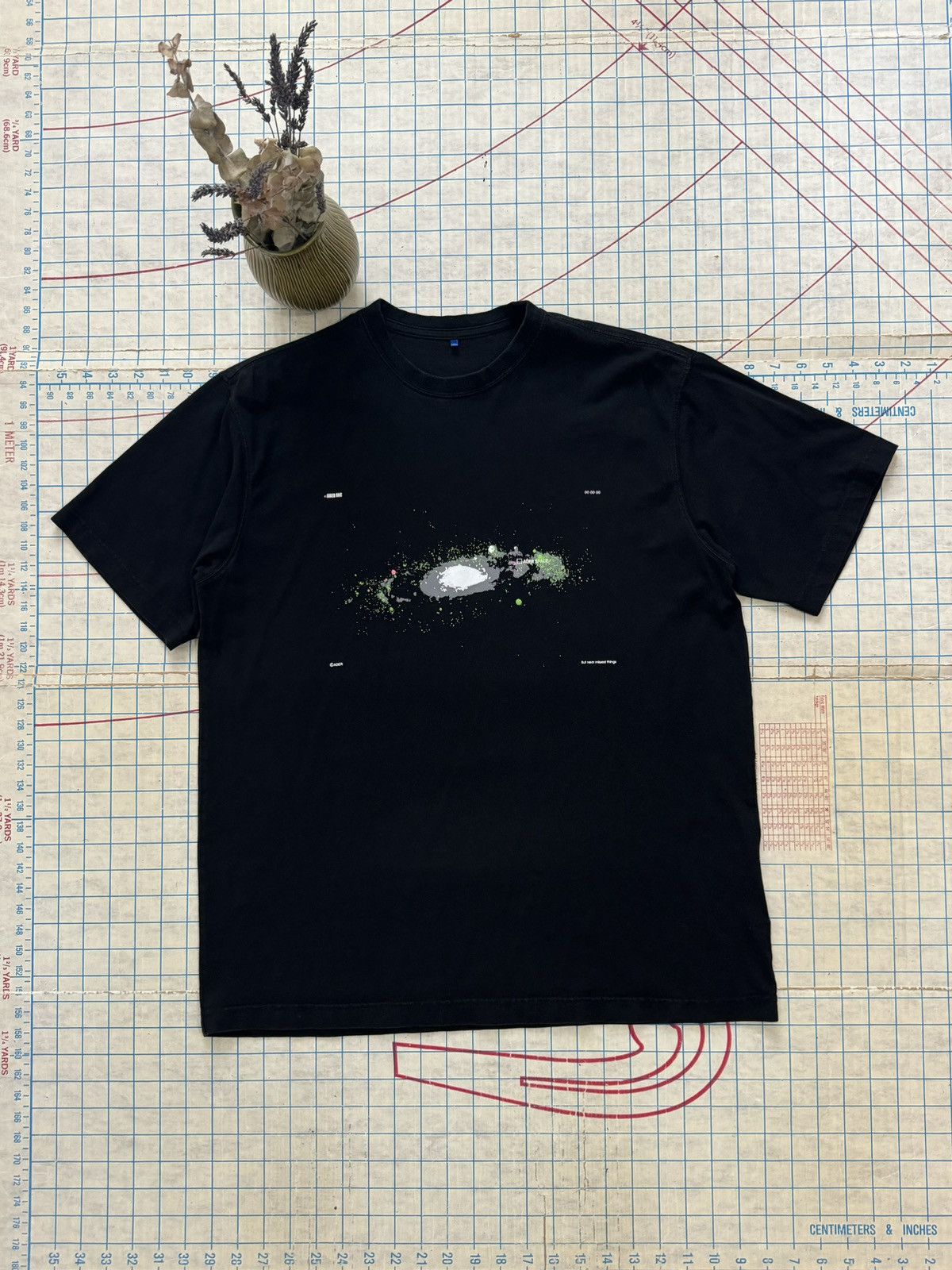 Ader Error Ader Error Galaxy Graphic Tee Black Size Large Size US L / EU 52-54 / 3 - 2 Thumbnail