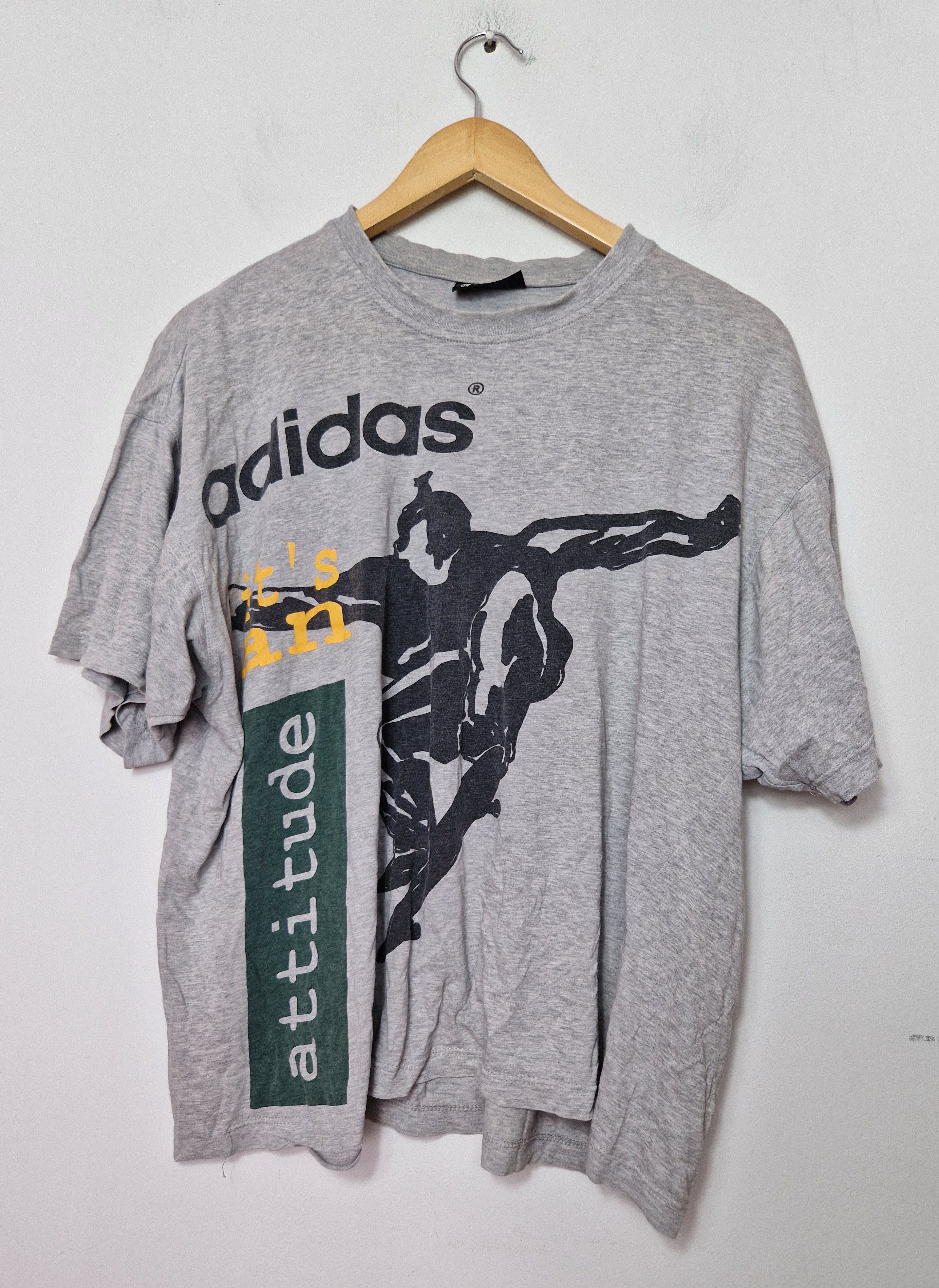Adidas Adidas vintage skate 90s tee Size US M / EU 48-50 / 2 - 1 Thumbnail