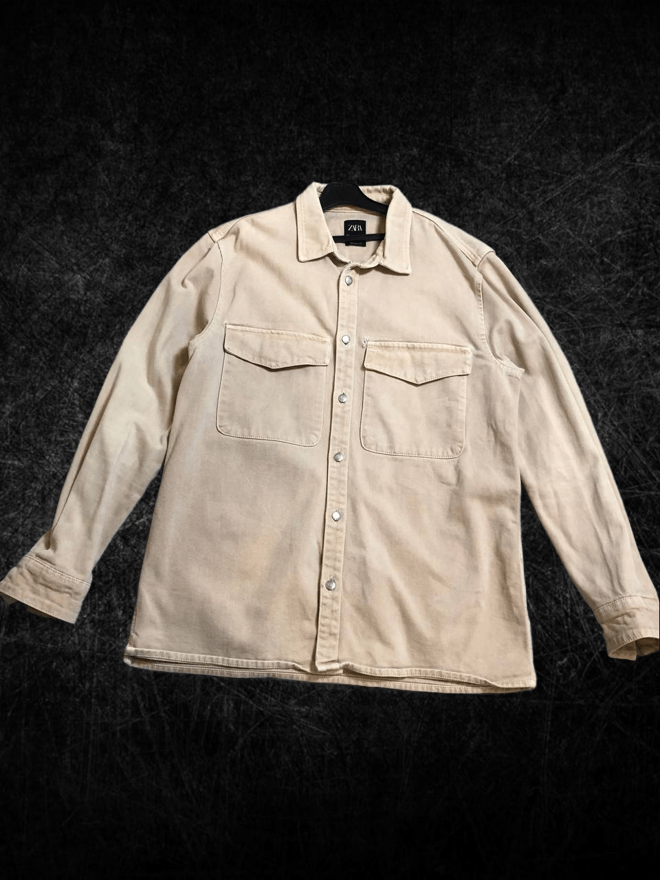 Zara Zara Tan Over Shirt Size US XL / EU 56 / 4 - 1 Thumbnail