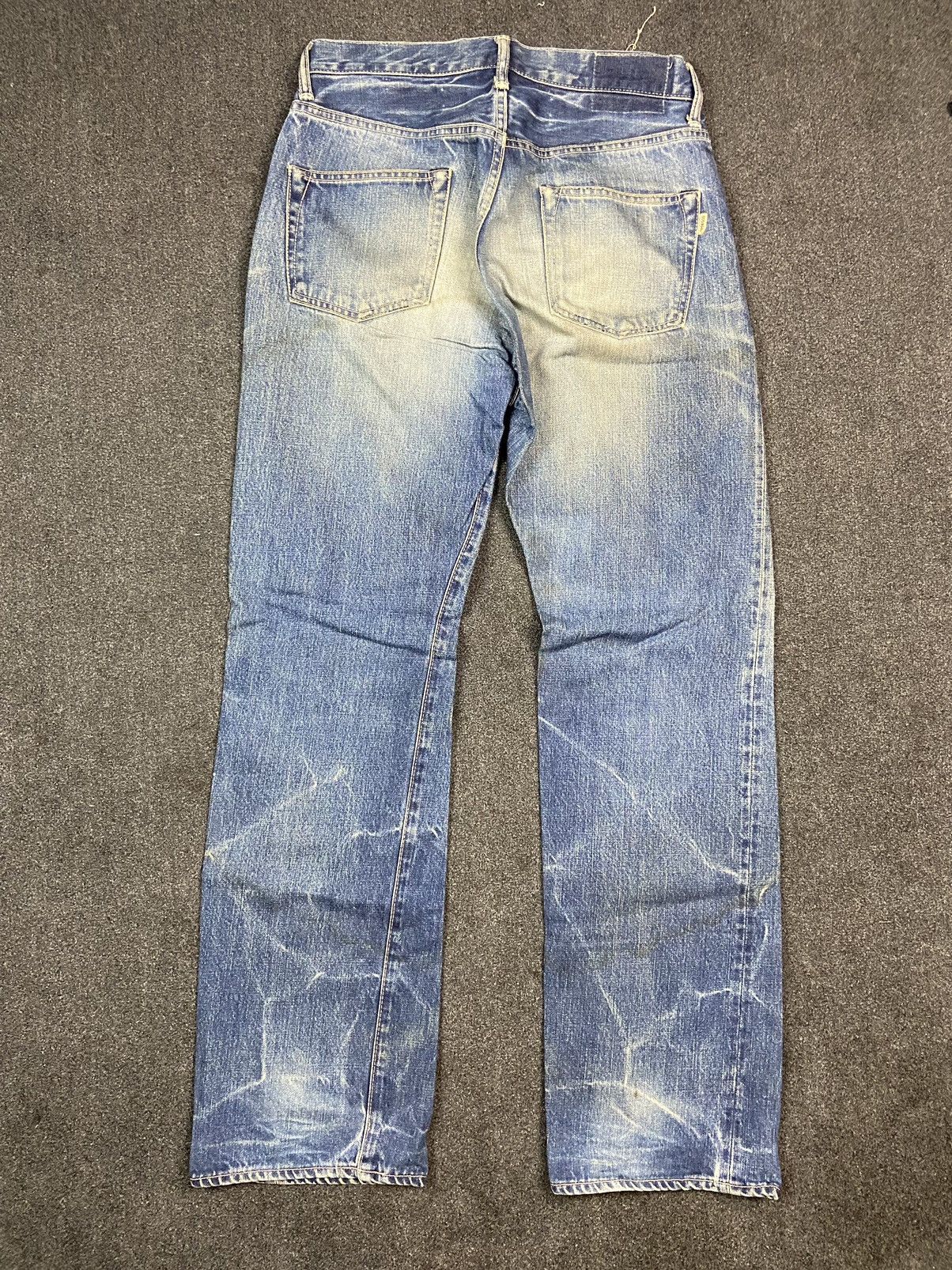 OMNIGOD × Vintage Vintage Omnigod Thunder Comb Orange Selvedge Denim Size US 30 / EU 46 - 5 Thumbnail