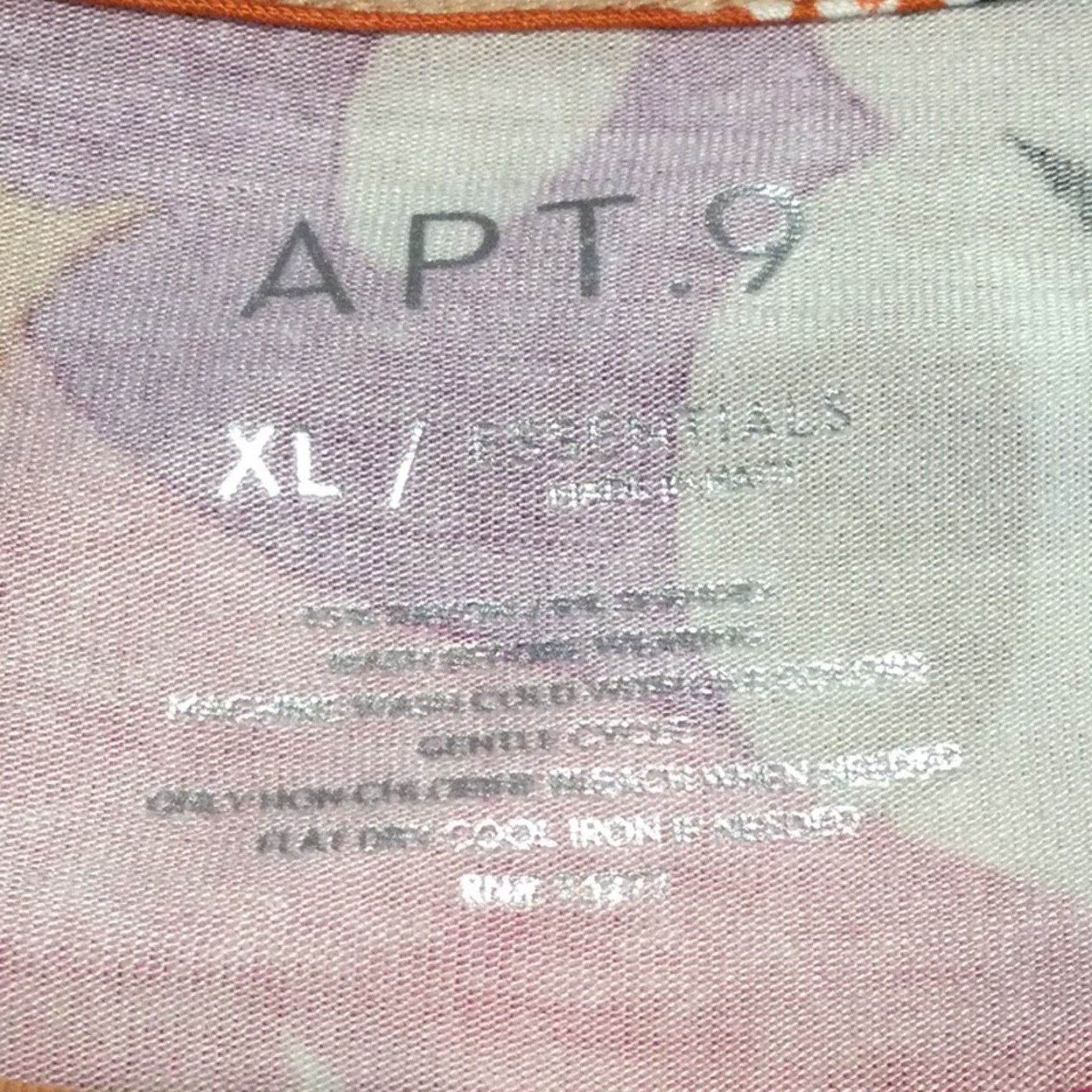 Apt. 9 Apt 9 Multicolor Foliage Print Soft 3/4 Sleeve Tunic Size XL Size XL / US 12-14 / IT 48-50 - 10 Thumbnail
