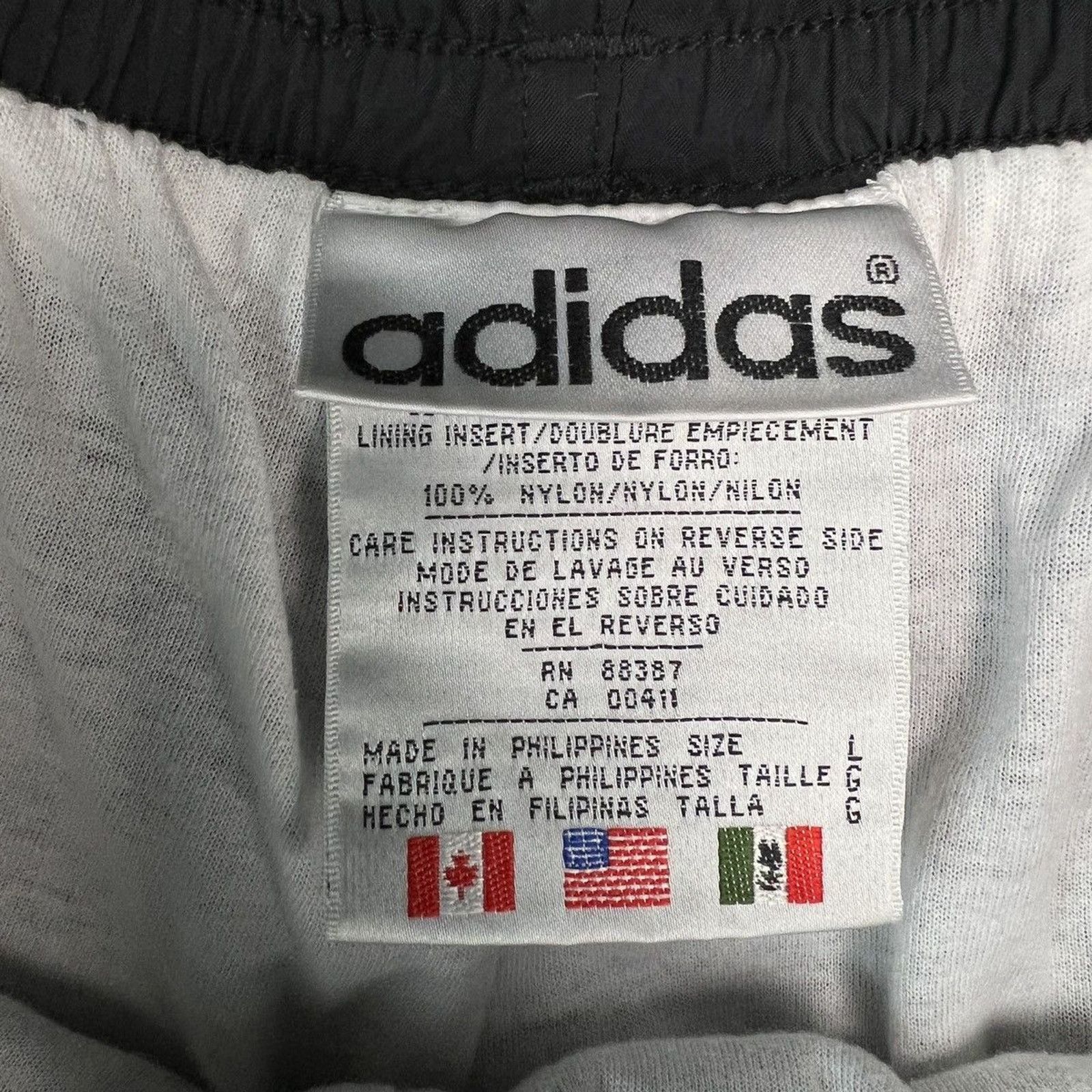 Adidas × Vintage Vintage 90s Adidas Track Pants Large Striped Spell Out Size US 36 / EU 52 - 6 Thumbnail