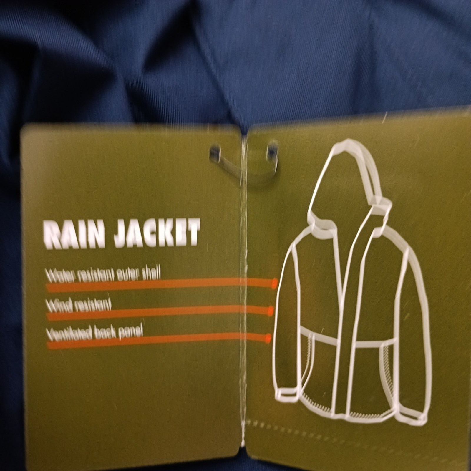 Other Ozark Trail Rain Jacket Men's Size XL Blue Waterproof Hooded Size US XL / EU 56 / 4 - 10 Thumbnail