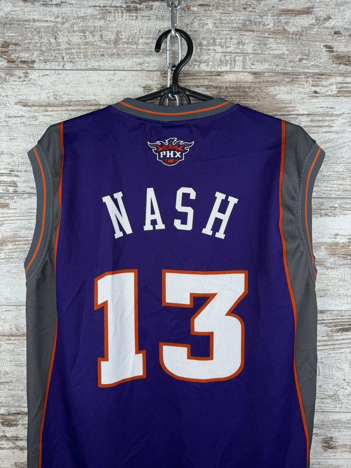 Champion × NBA × Vintage Mens Vintage Adidas NBA Phoenix Steve Nash 13 jersey tee Y2K Size US L / EU 52-54 / 3 - 14 Thumbnail