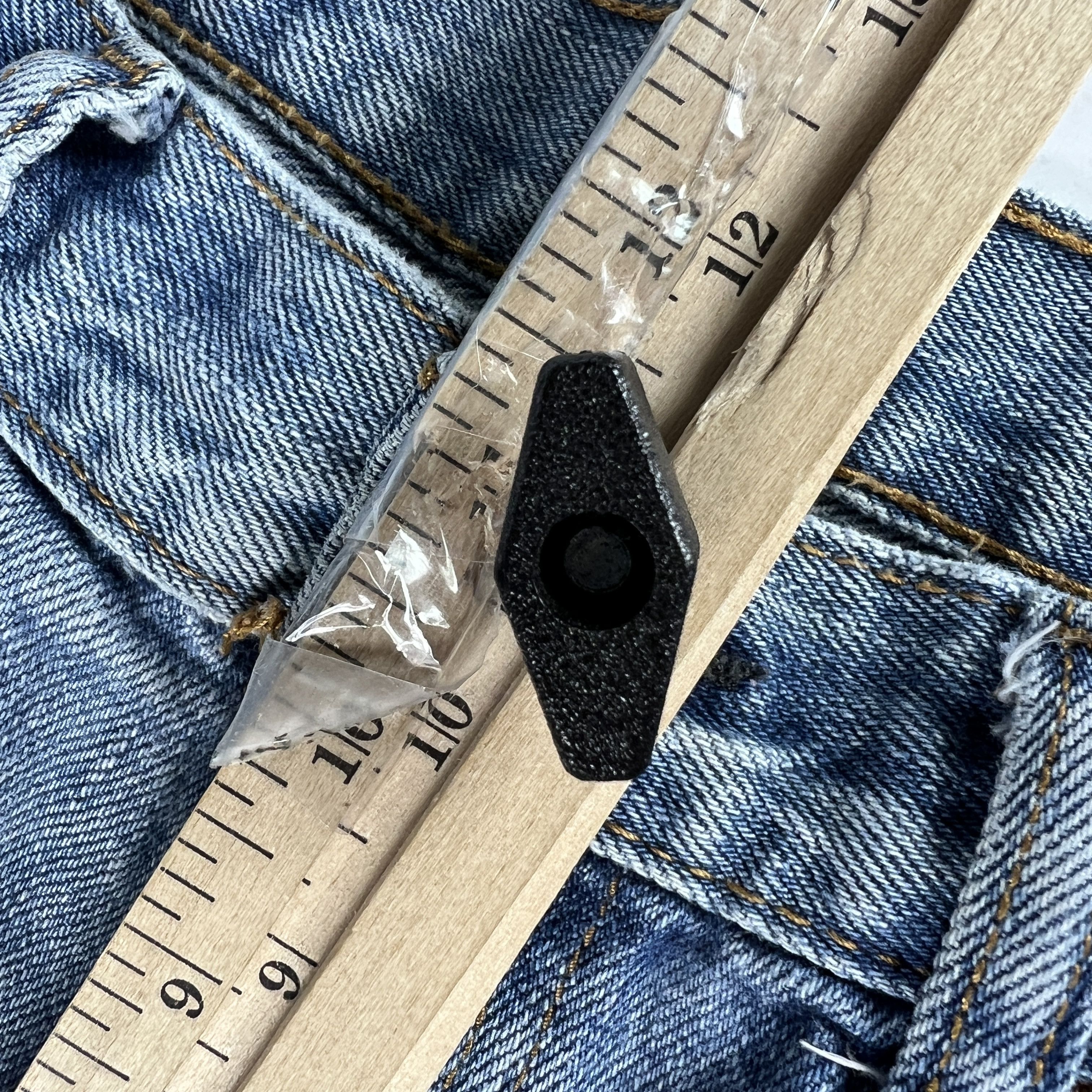 Levi's Levi's Jeans 505 Straight Blue Faded Whiskers Cotton Denim Size US 34 / EU 50 - 22 Thumbnail